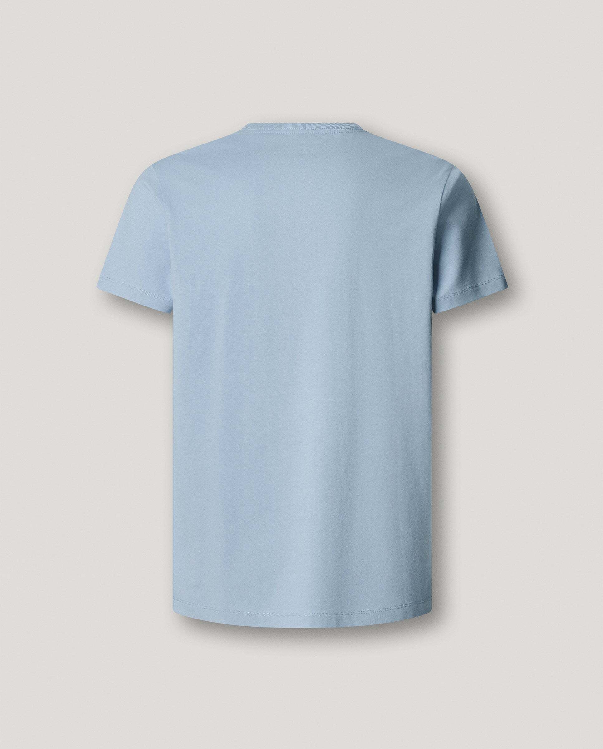 Camiseta de hombre ajustada con logotipo - Pepe Jeans - Azul claro Azul claro-8