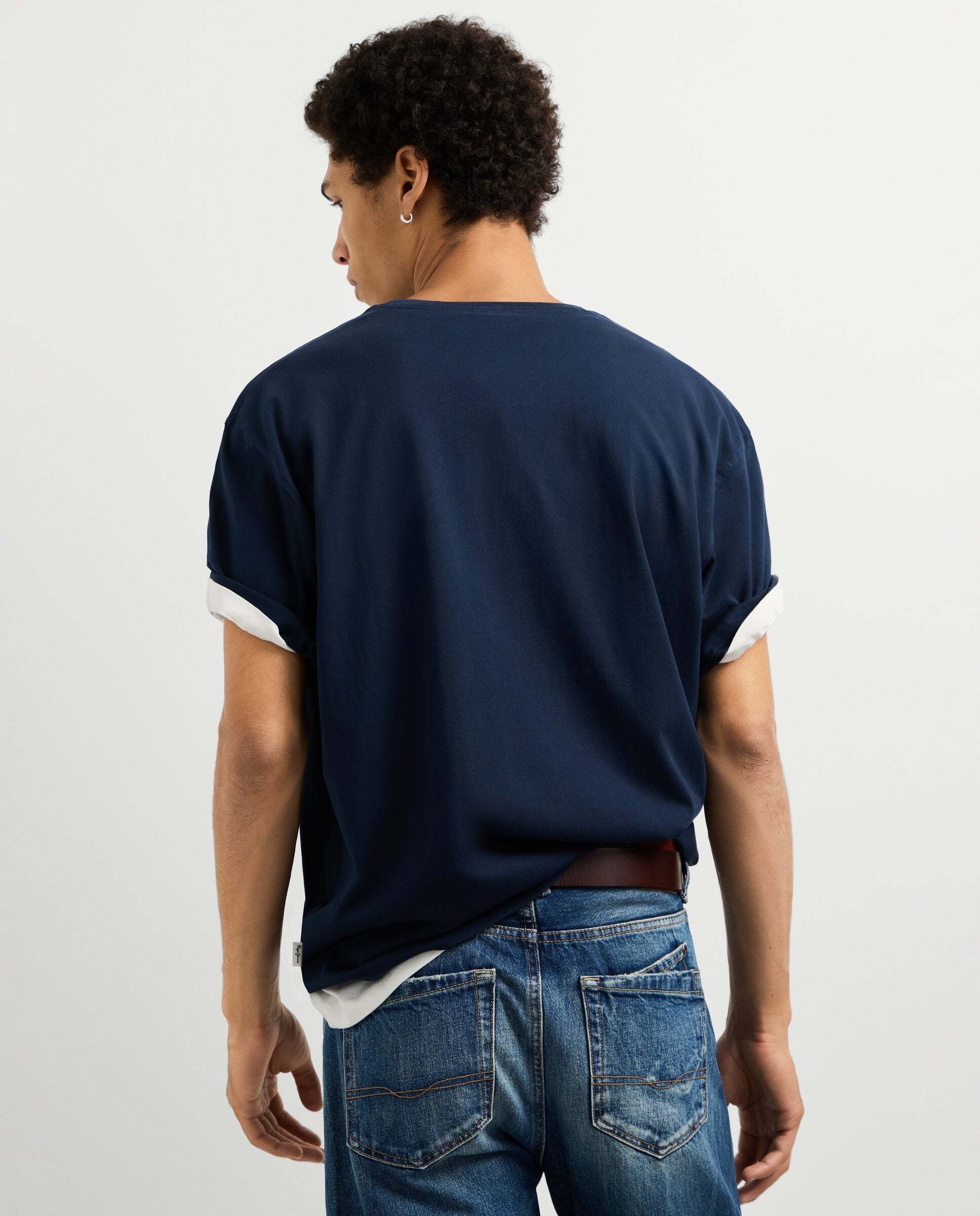 Imagen 3 de Camiseta de hombre gráfico estampado fit casual - Pepe Jeans - Azul Azul