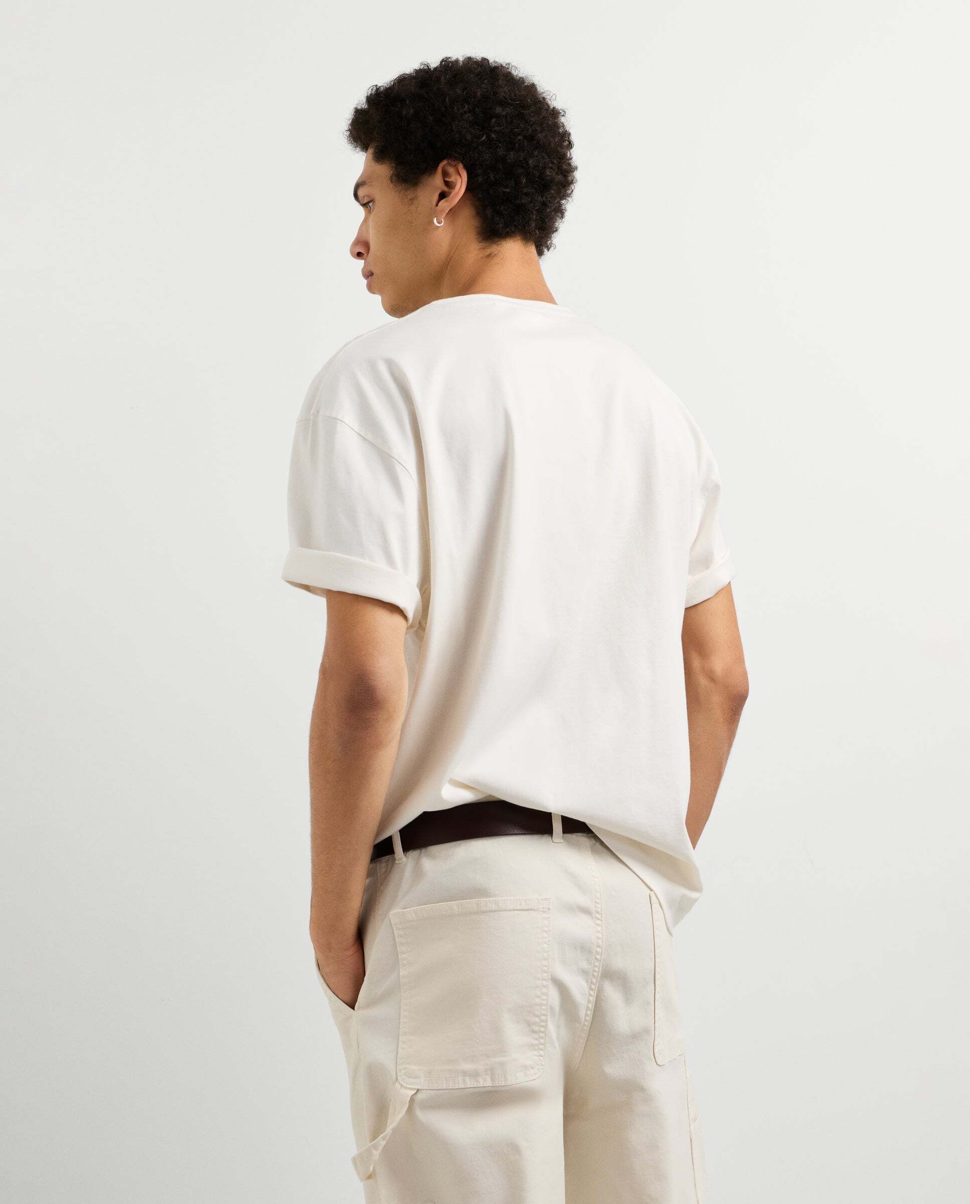 Imagen 3 de Camiseta de hombre gráfico estampado fit casual - Pepe Jeans - Blanco roto Blanco roto