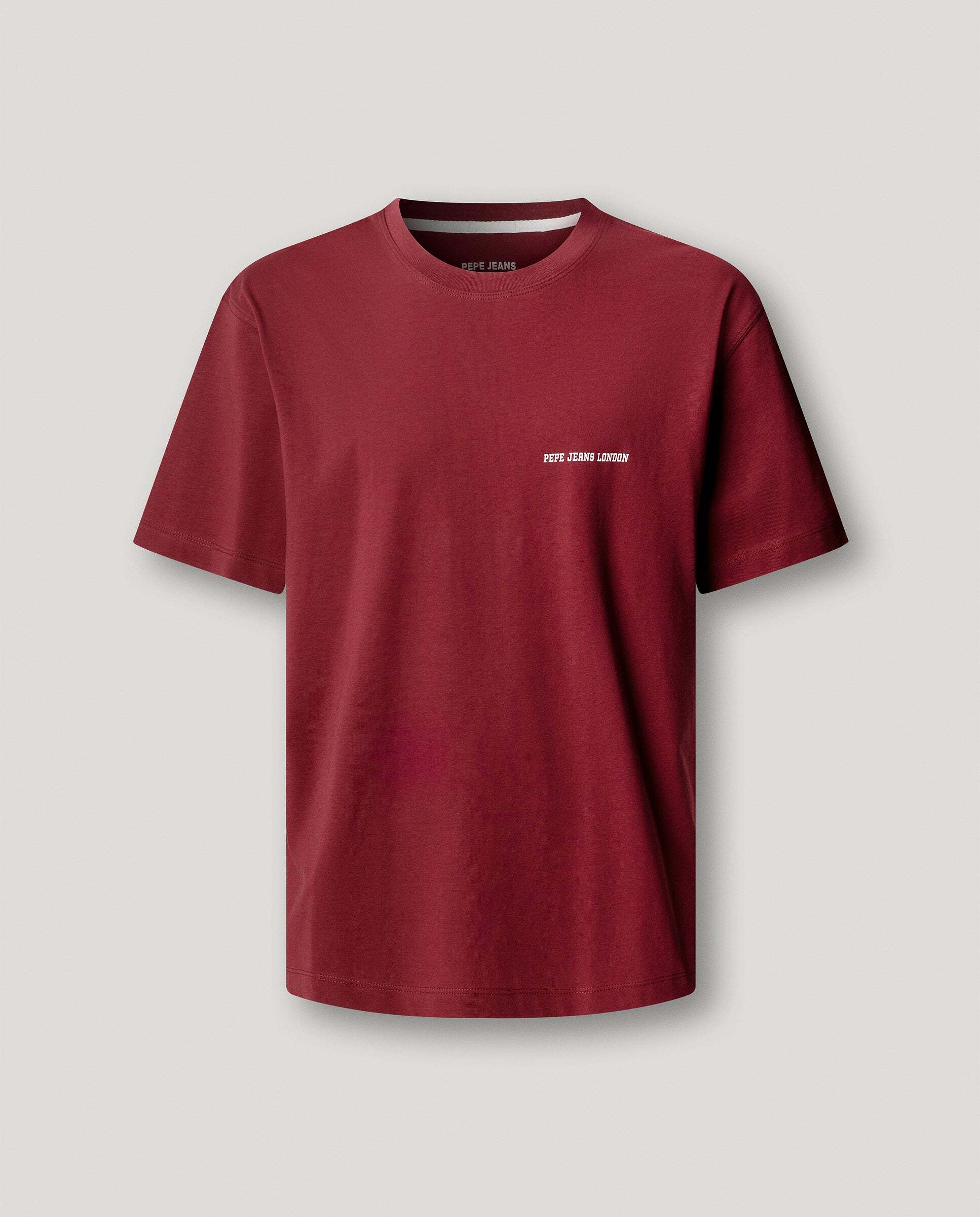 Imagen 6 de Camiseta de hombre espalda estampada fit casual - Pepe Jeans - Vino Vino