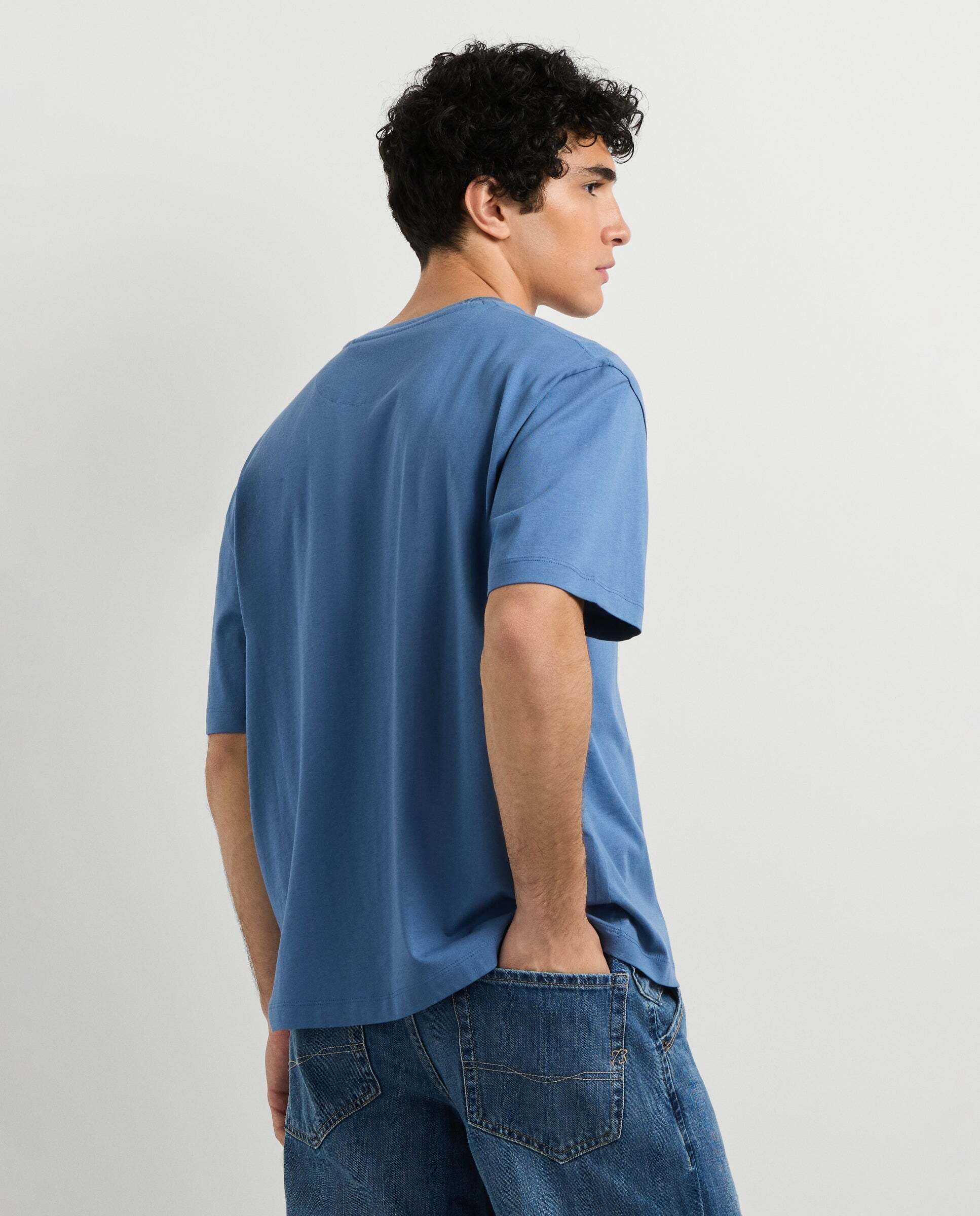 Imagen 3 de Camiseta de hombre logo estampado fit casual - Pepe Jeans - Azul marino Azul marino