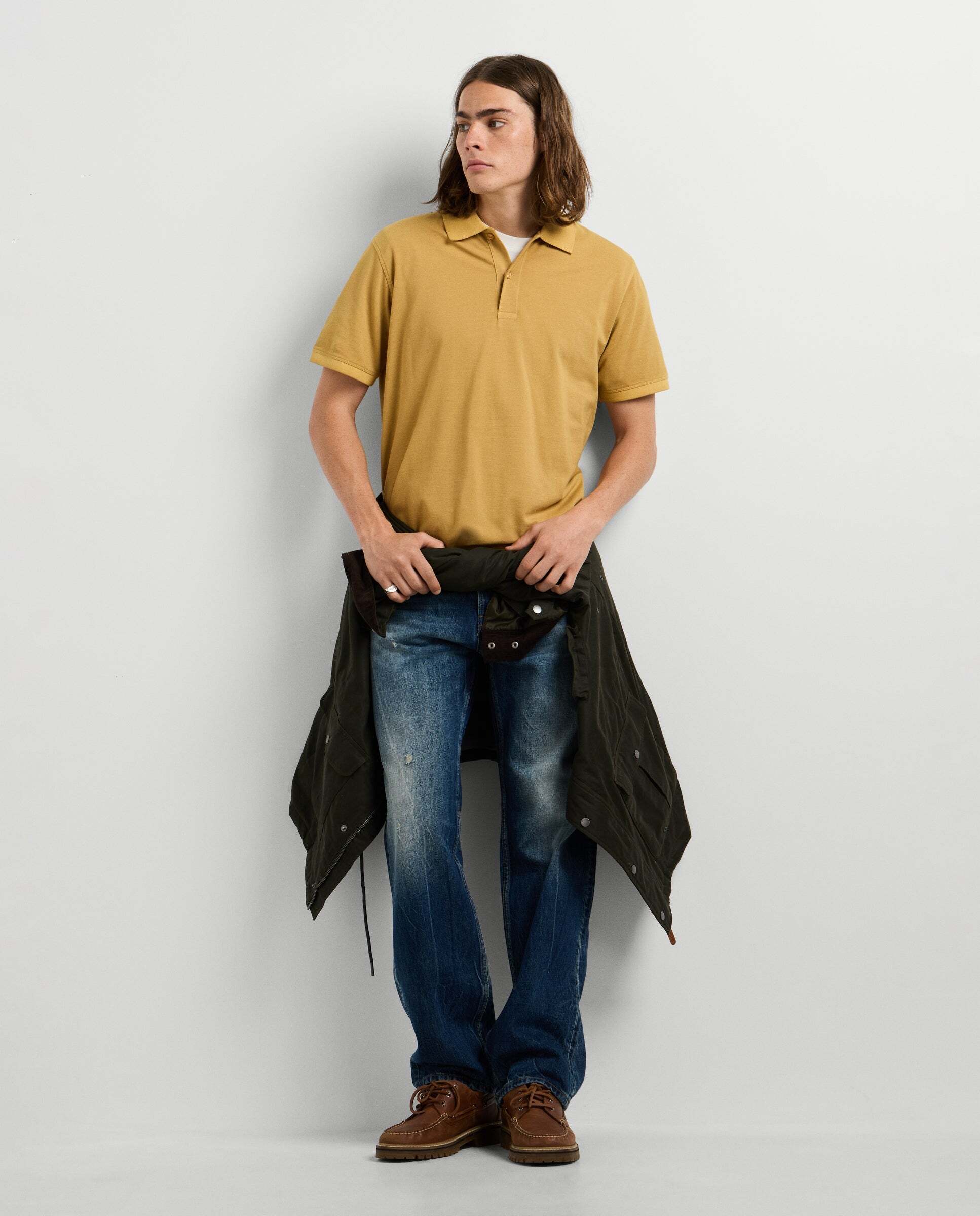 Polo de hombre piqué fit regular - Pepe Jeans - Amarillo Amarillo-2
