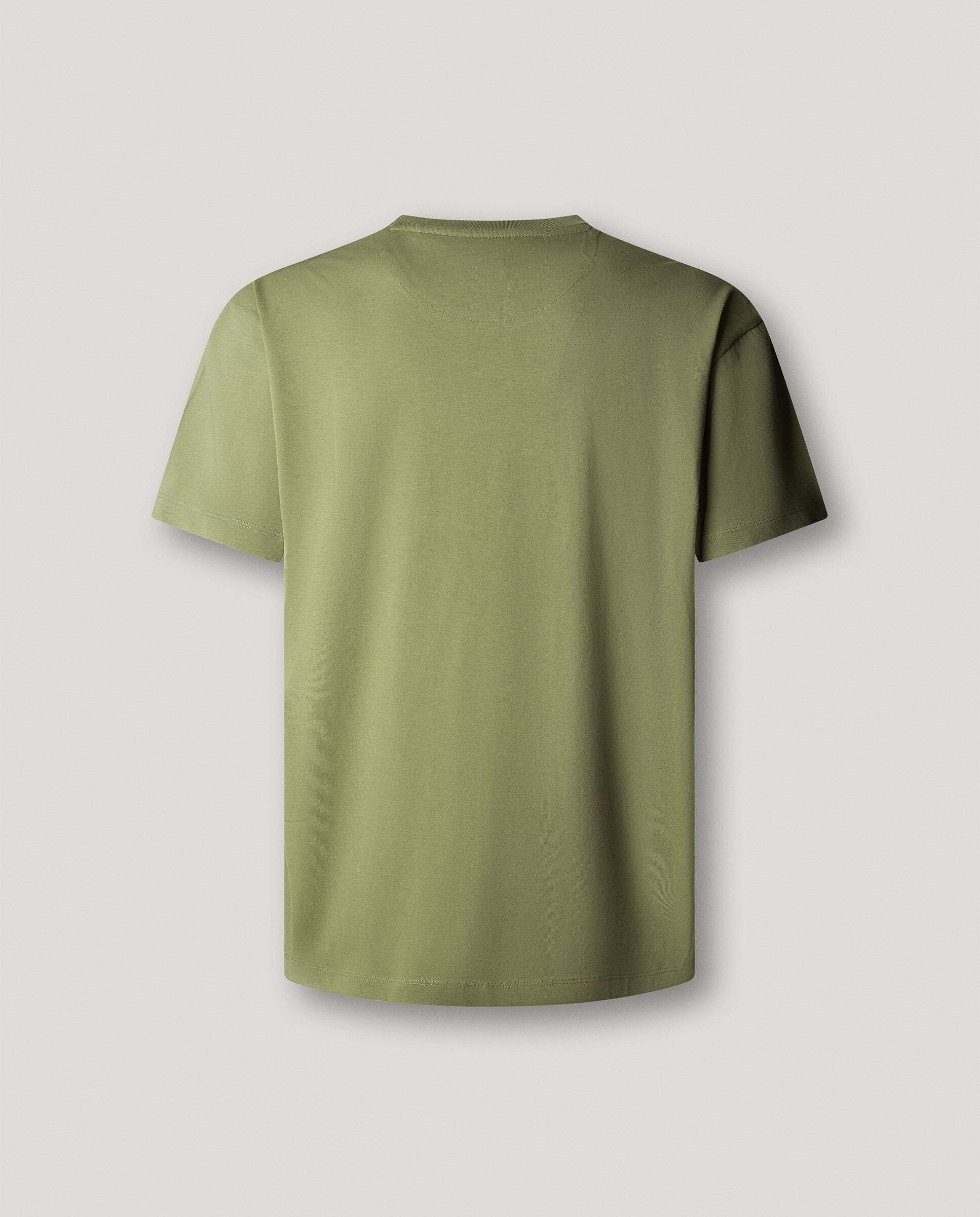 Imagen 4 de Camiseta de hombre logo estampado fit casual - Pepe Jeans - Verde militar Verde militar