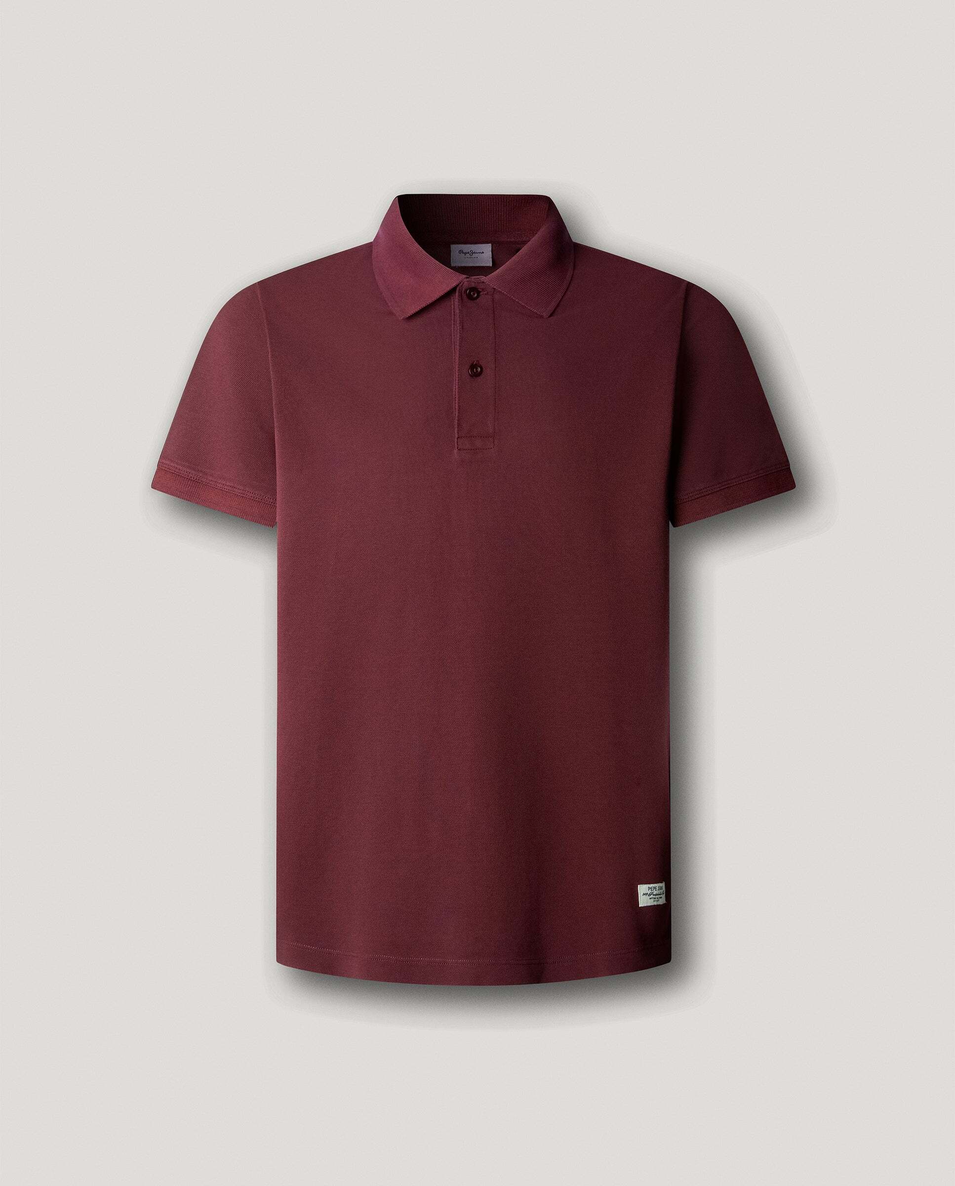 Polo de hombre piqué fit regular - Pepe Jeans - Vino Vino-6