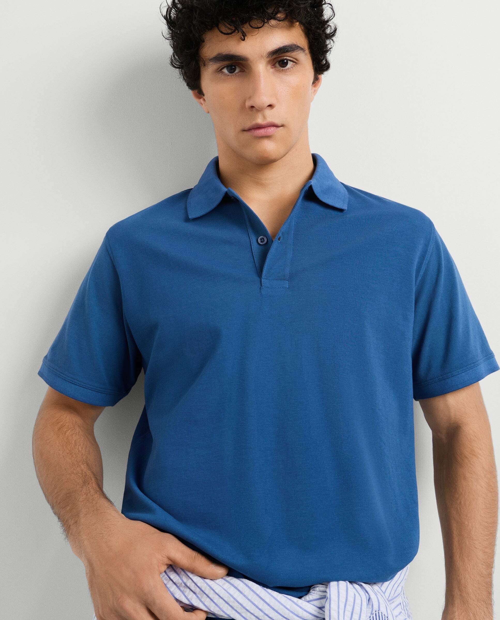 Polo de hombre piqué fit regular - Pepe Jeans - Azul marino Azul marino-1