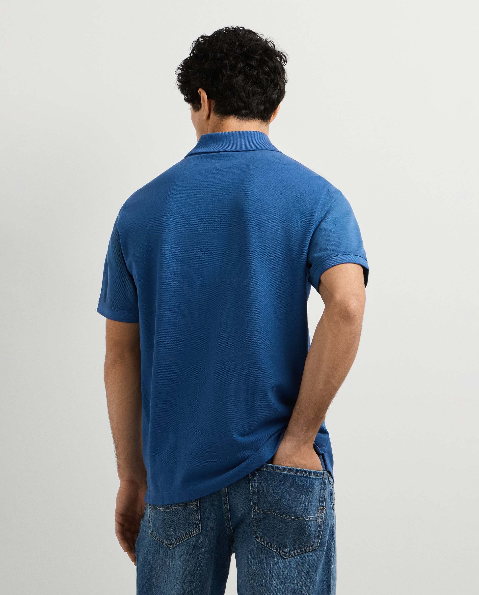 Polo de hombre piqué fit regular - Pepe Jeans - Azul marino Azul marino-3
