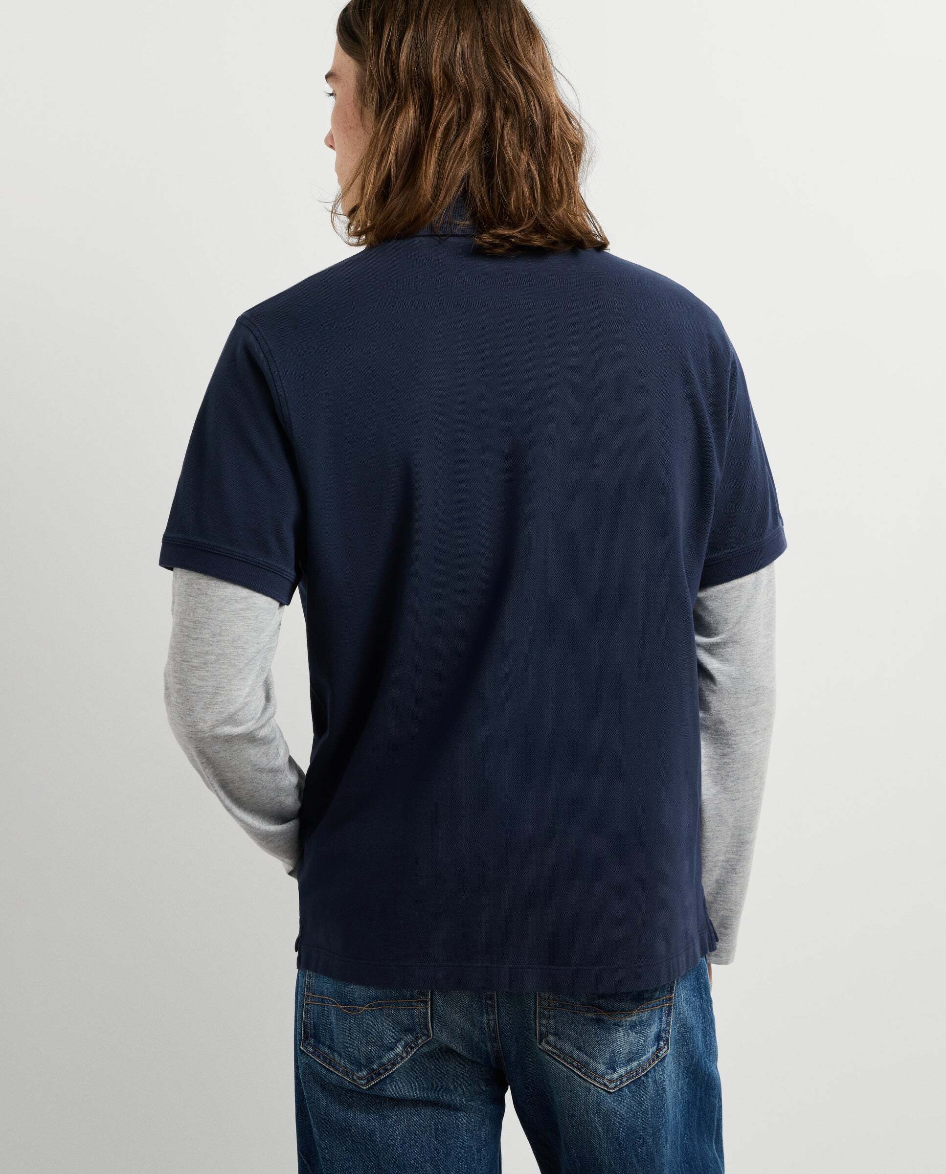 Polo de hombre piqué fit regular - Pepe Jeans - Azul Azul-3