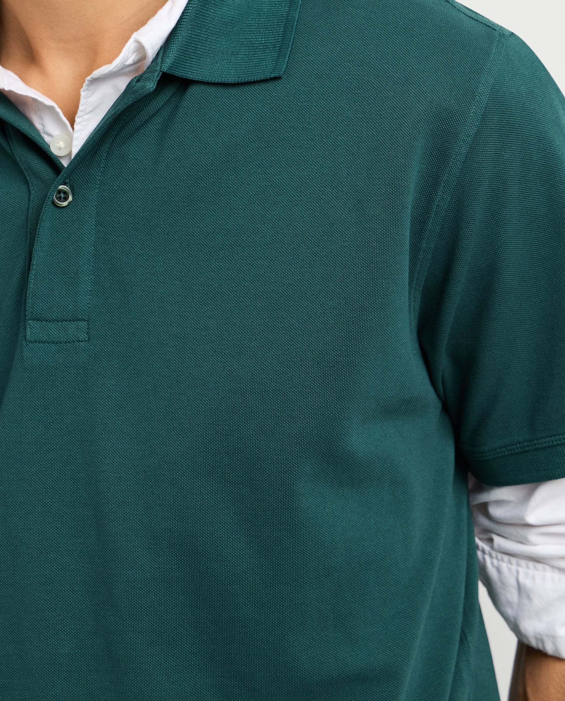 Polo de hombre piqué fit regular - Pepe Jeans - Verde Verde-4