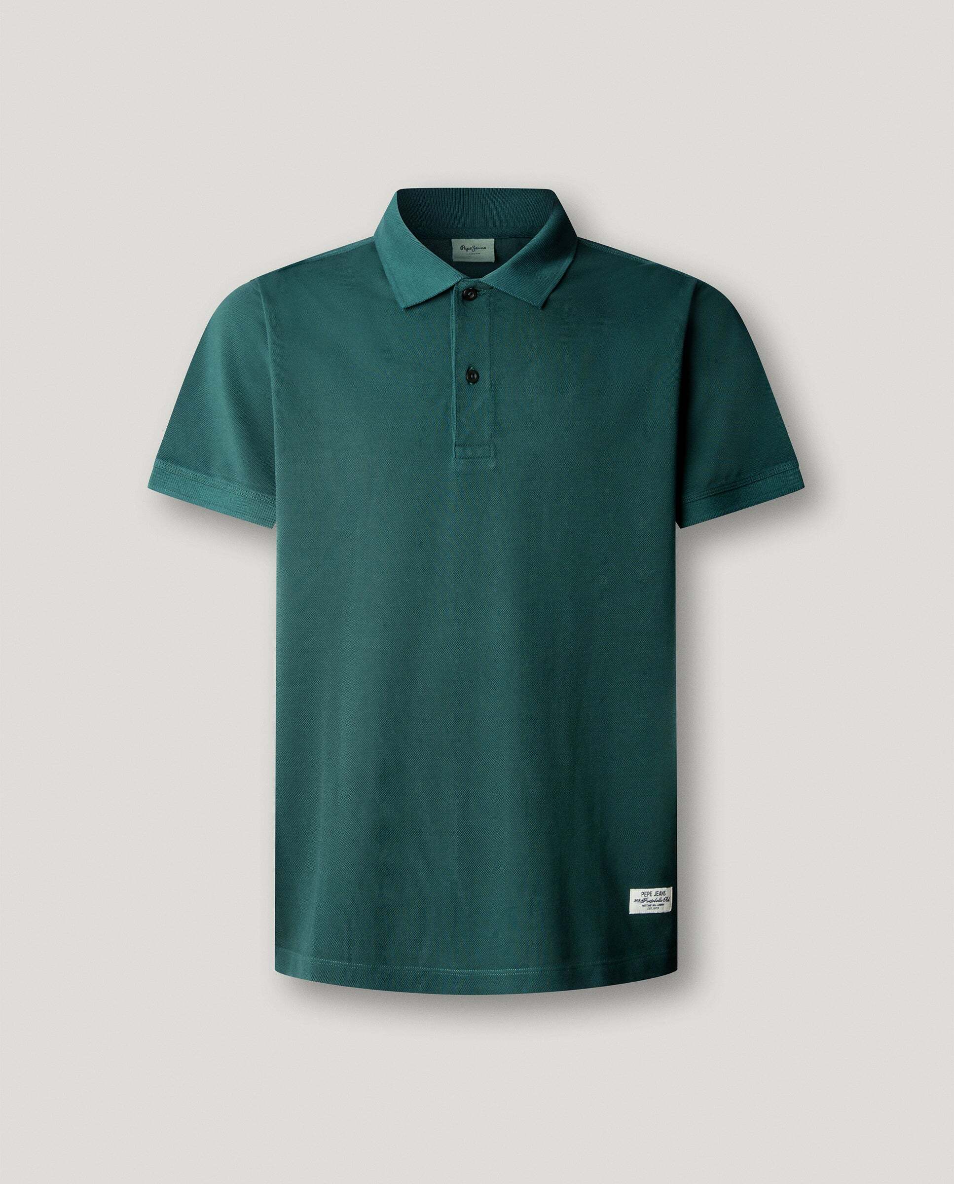 Polo de hombre piqué fit regular - Pepe Jeans - Verde Verde-6
