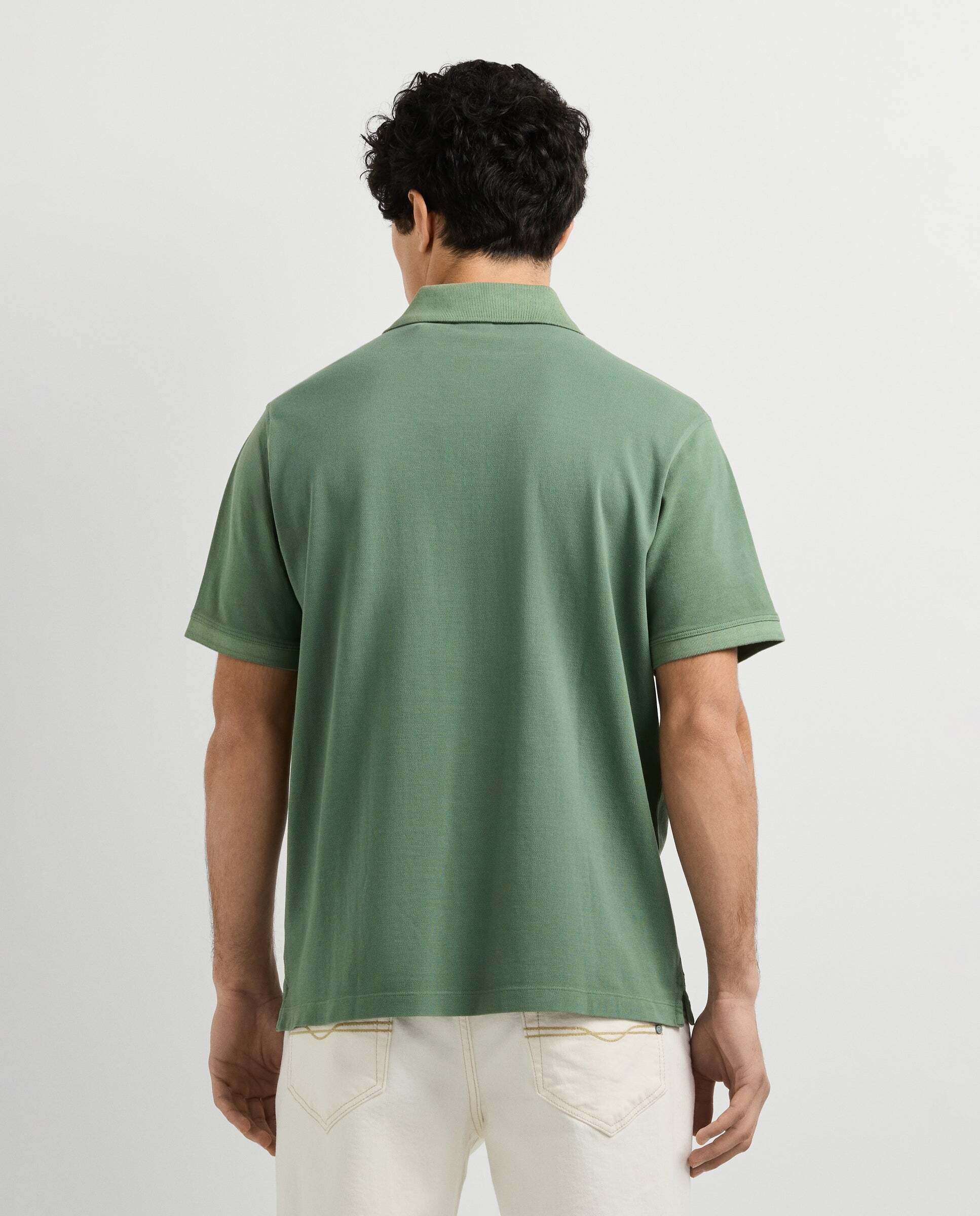 Polo de hombre piqué fit regular - Pepe Jeans - Verde militar Verde militar-3