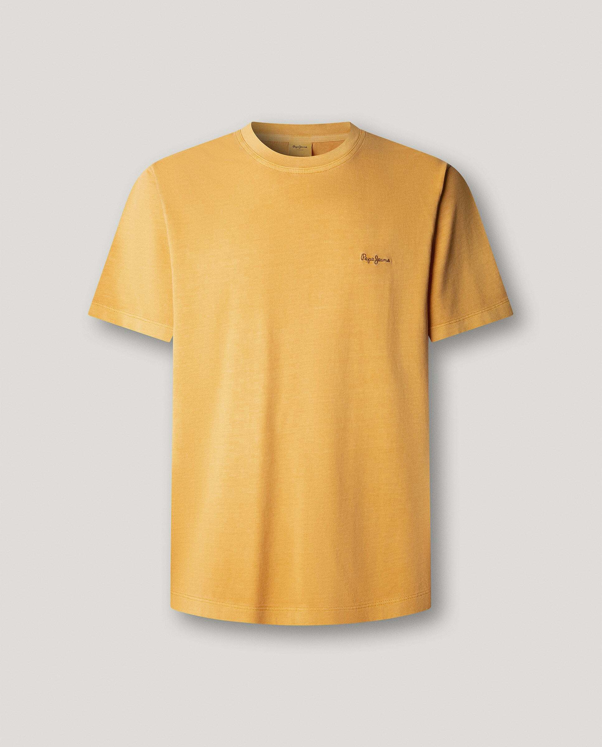 Imagen 6 de Camiseta de hombre logo bordado fit regular - Pepe Jeans - Amarillo Amarillo