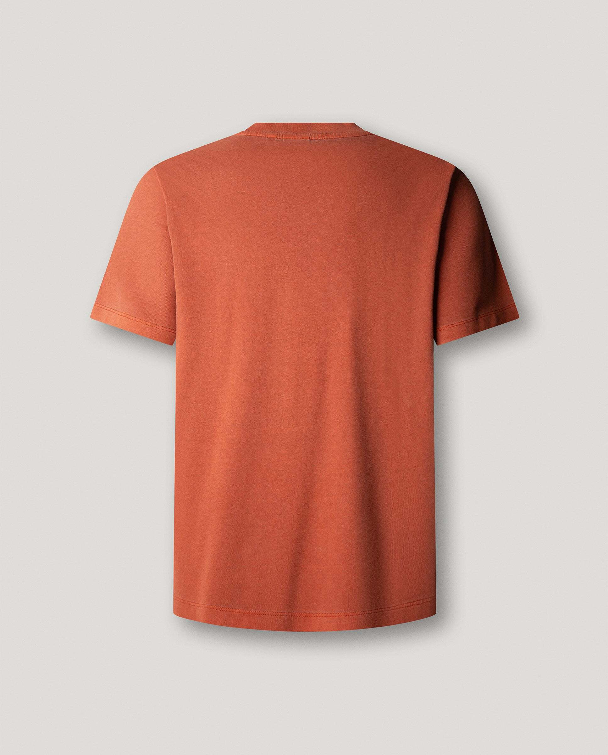 Imagen 5 de Camiseta de hombre logo bordado fit regular - Pepe Jeans - Naranja fuerte Naranja fuerte