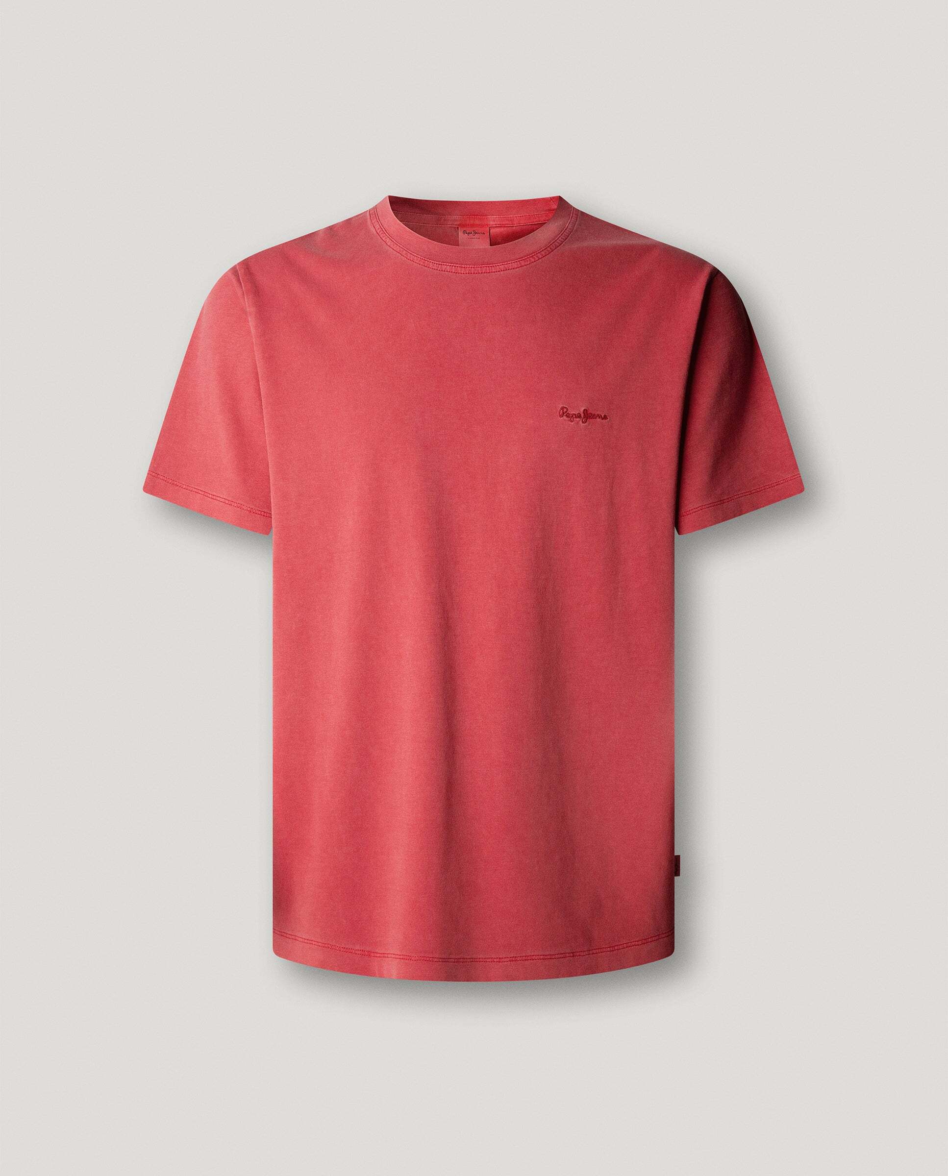Imagen 6 de Camiseta de hombre logo bordado fit regular - Pepe Jeans - Rojo Rojo