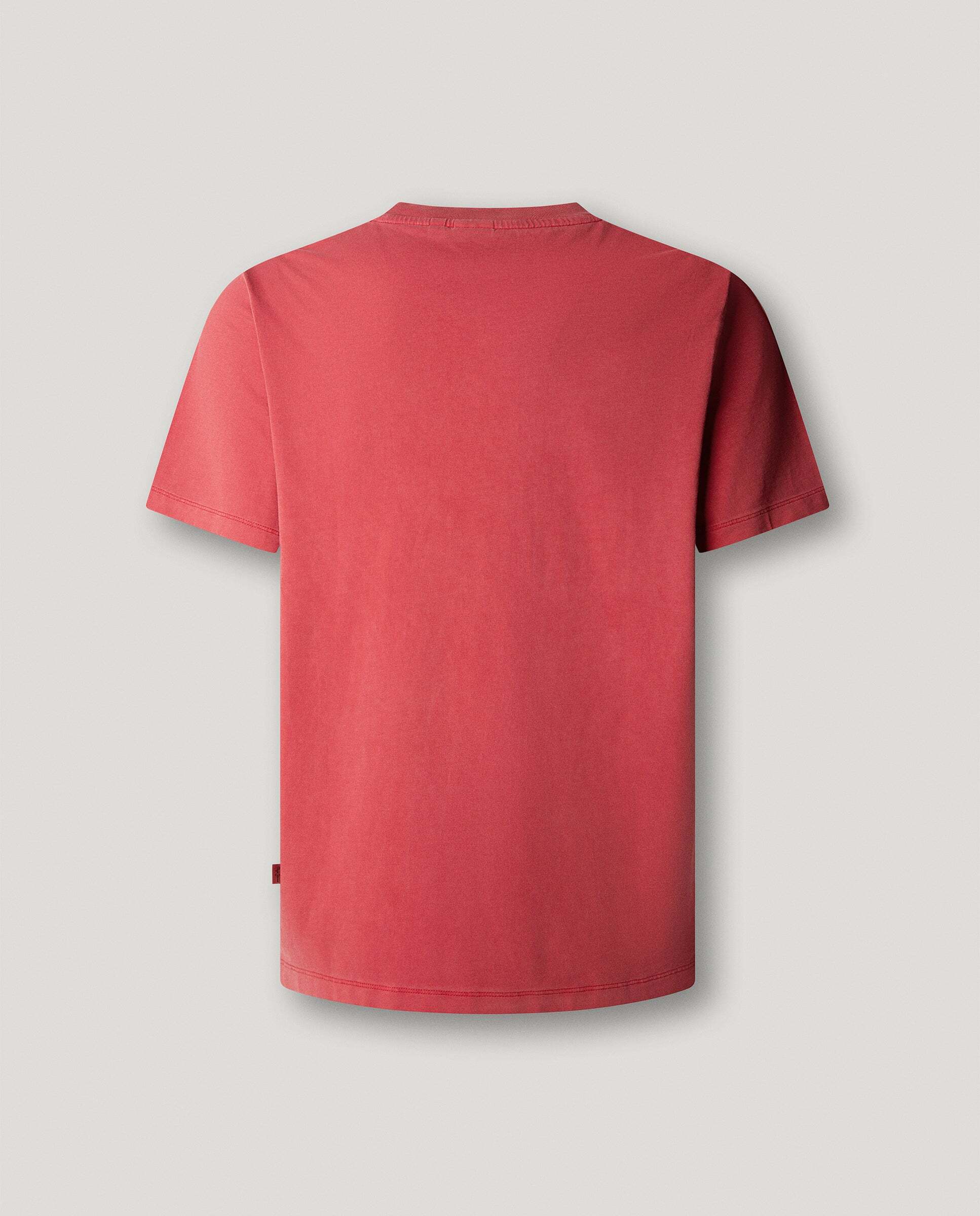 Imagen 5 de Camiseta de hombre logo bordado fit regular - Pepe Jeans - Rojo Rojo