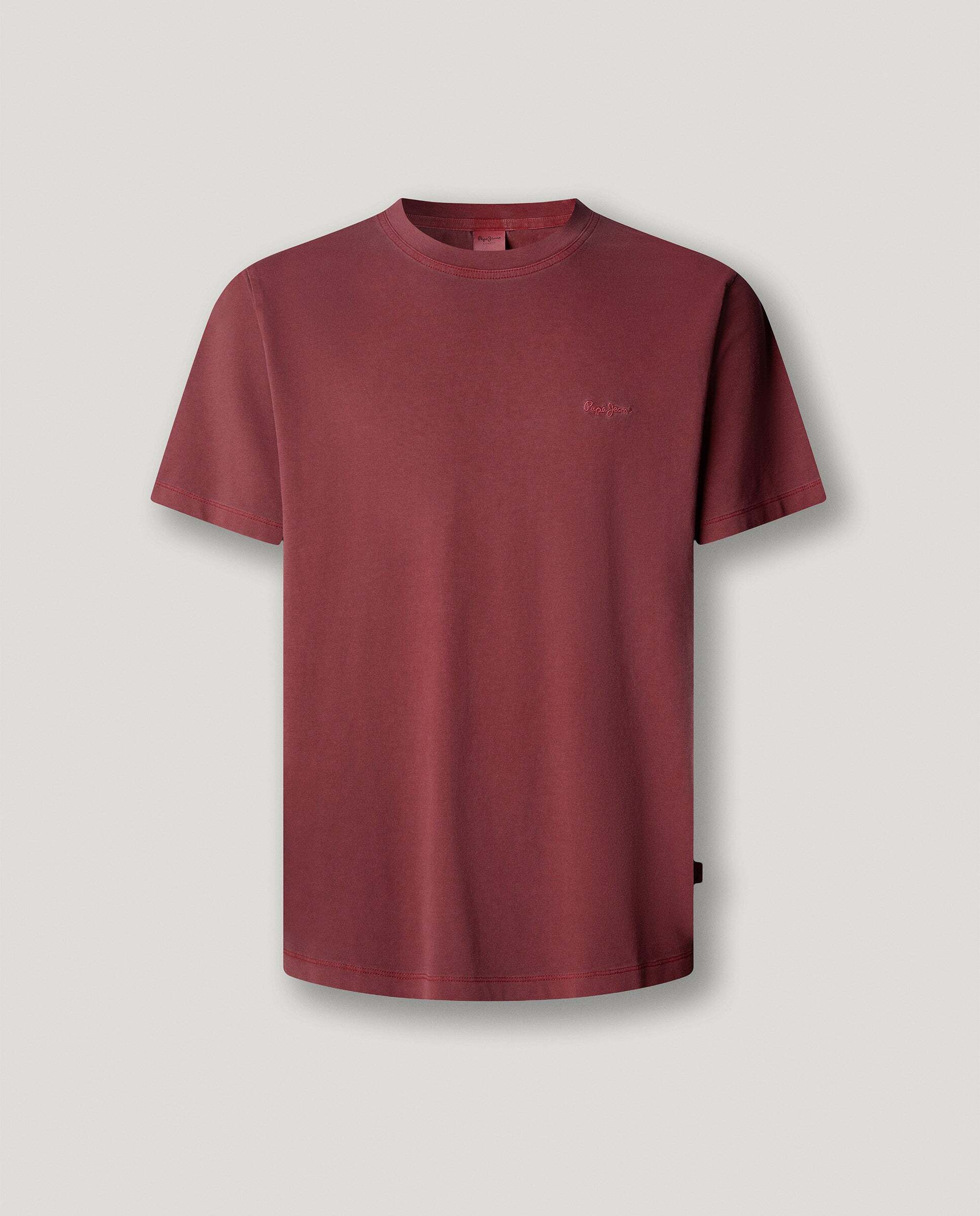 Imagen 6 de Camiseta de hombre logo bordado fit regular - Pepe Jeans - Vino Vino