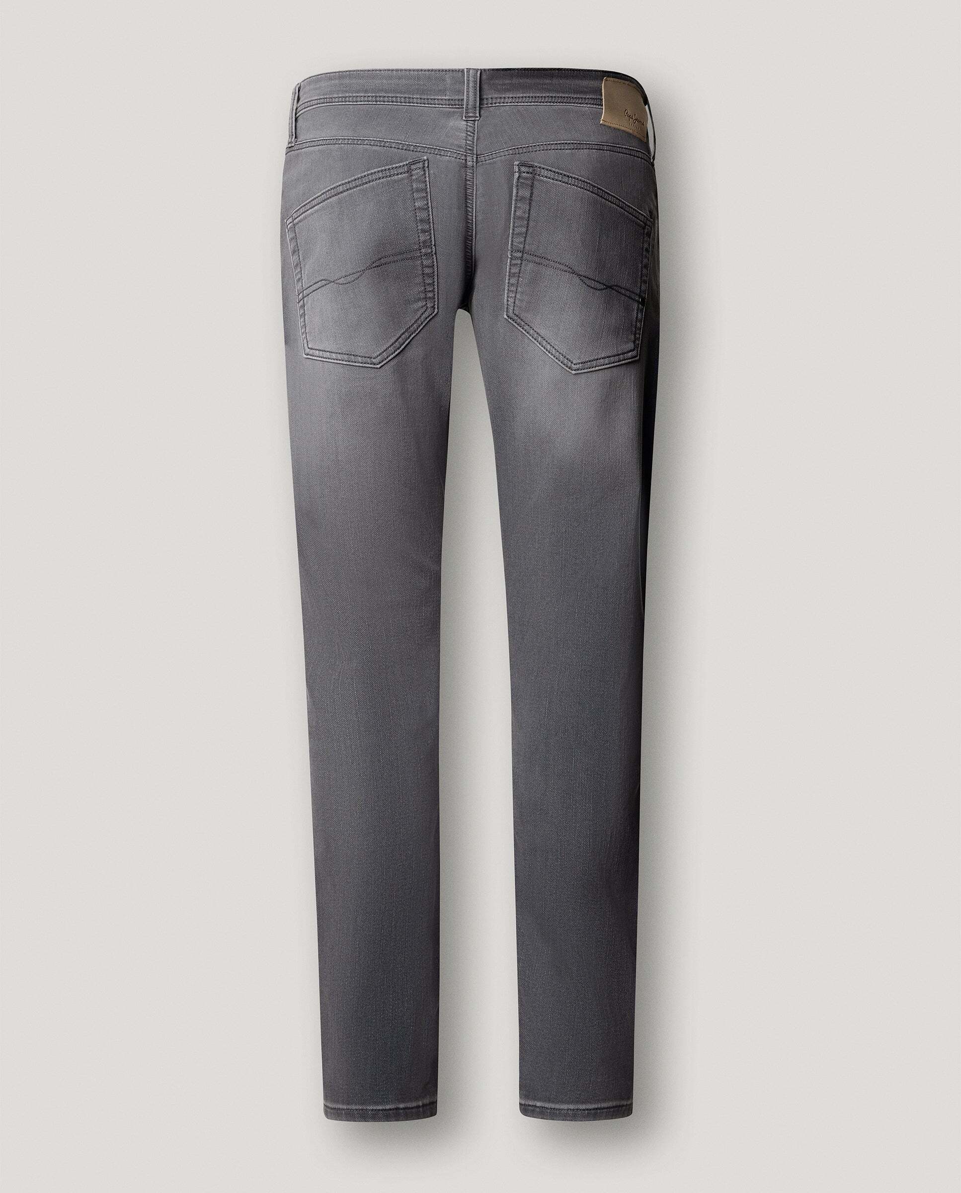 Vaquero de hombre fit slim tiro regular - Pepe Jeans - Gris Gris-5