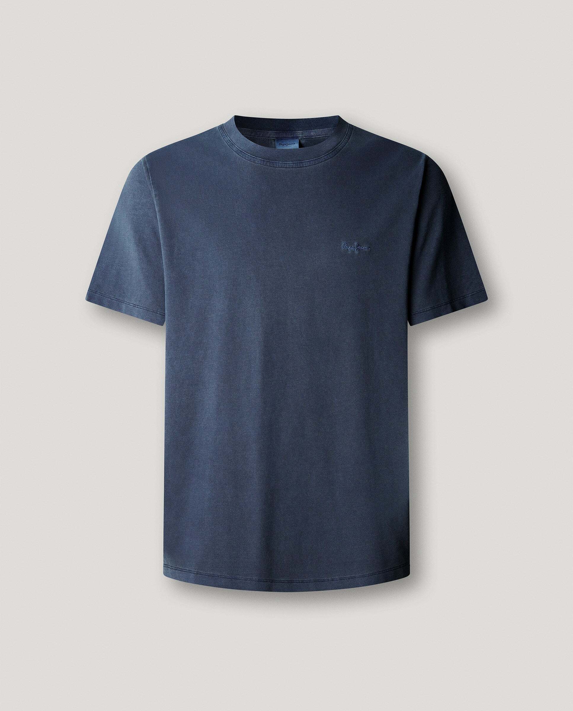 Imagen 6 de Camiseta de hombre logo bordado fit regular - Pepe Jeans - Azul Azul