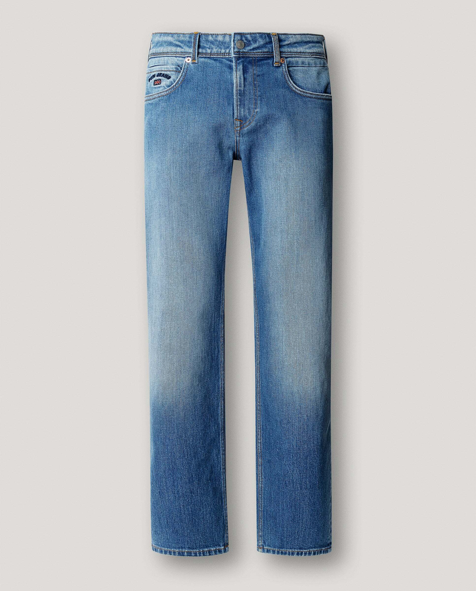 Vaquero de hombre fit recto tiro regular - Pepe Jeans - Azul denim Azul denim-6