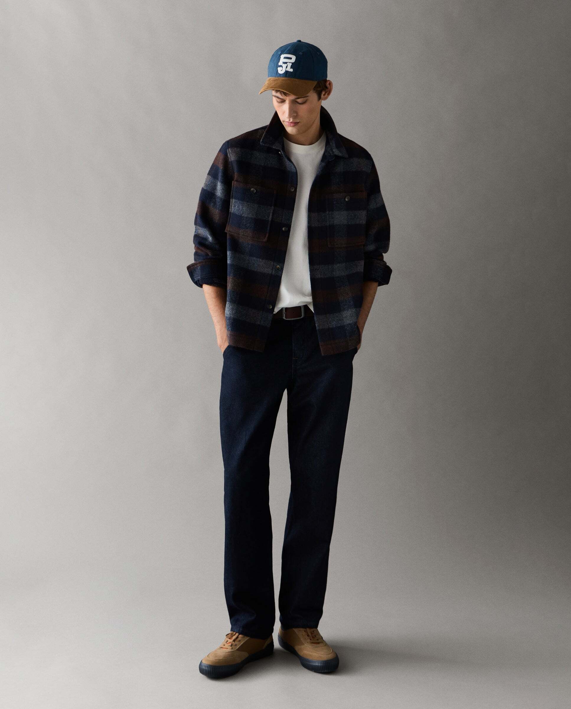 Imagen 2 de Vaquero de hombre fit loose tiro caído - Pepe Jeans - Azul oscuro Azul oscuro