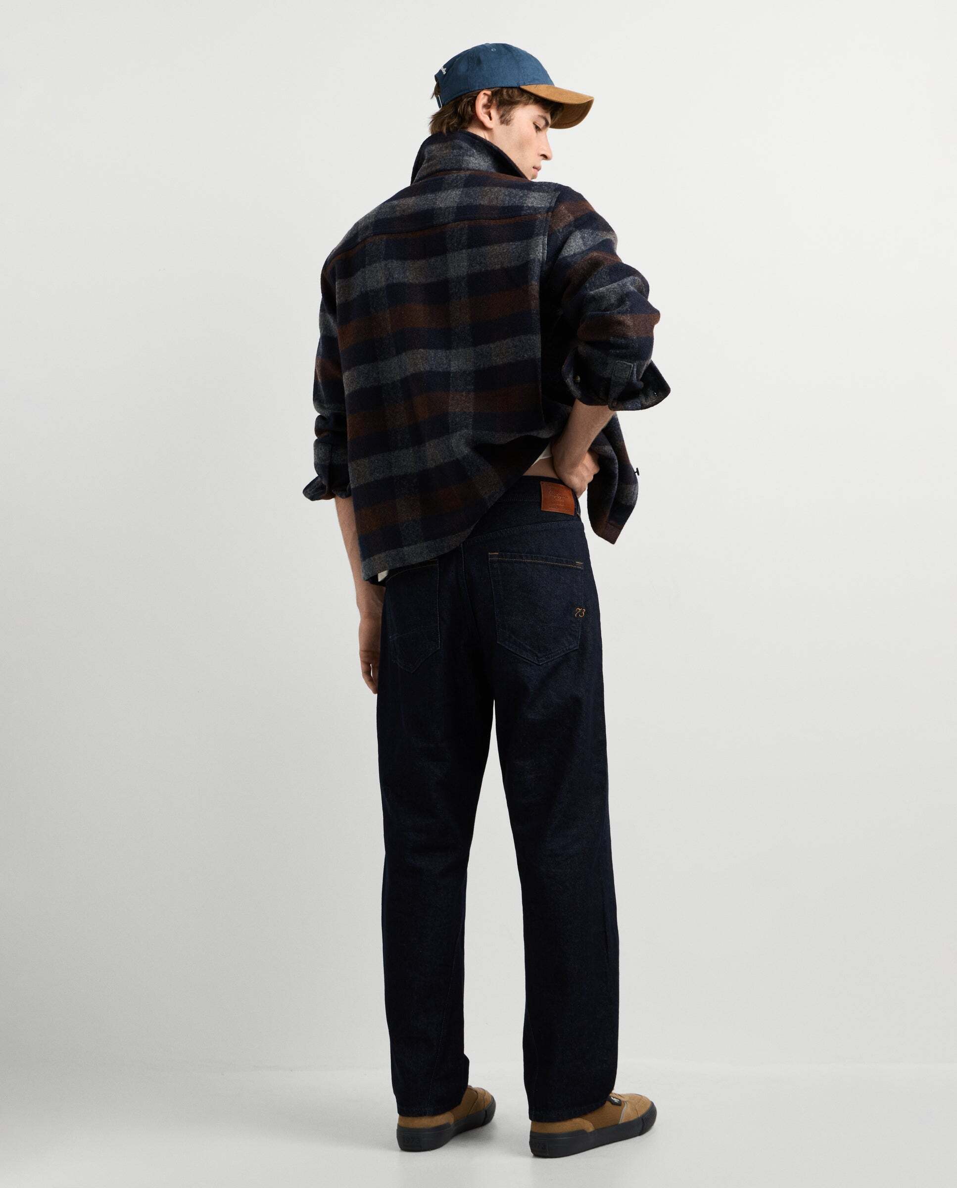 Imagen 3 de Vaquero de hombre fit loose tiro caído - Pepe Jeans - Azul oscuro Azul oscuro