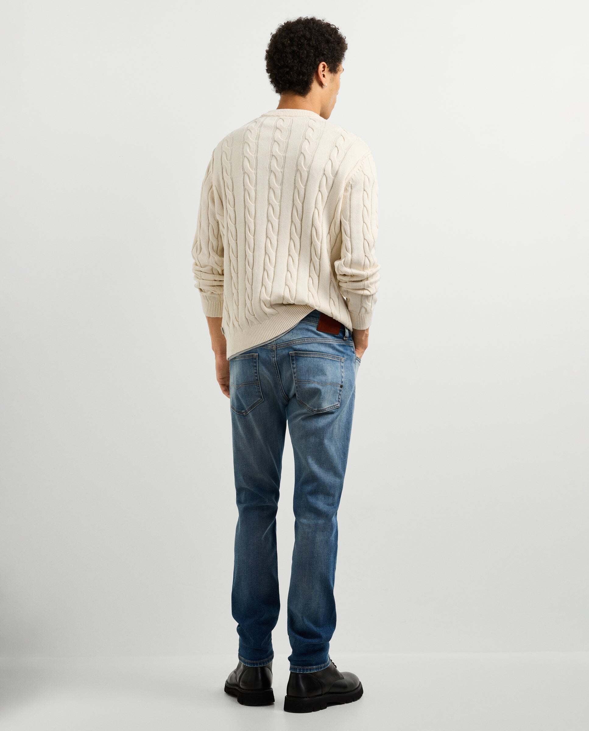 Imagen 3 de Vaquero de hombre fit slim tiro regular - Pepe Jeans - Azul Azul
