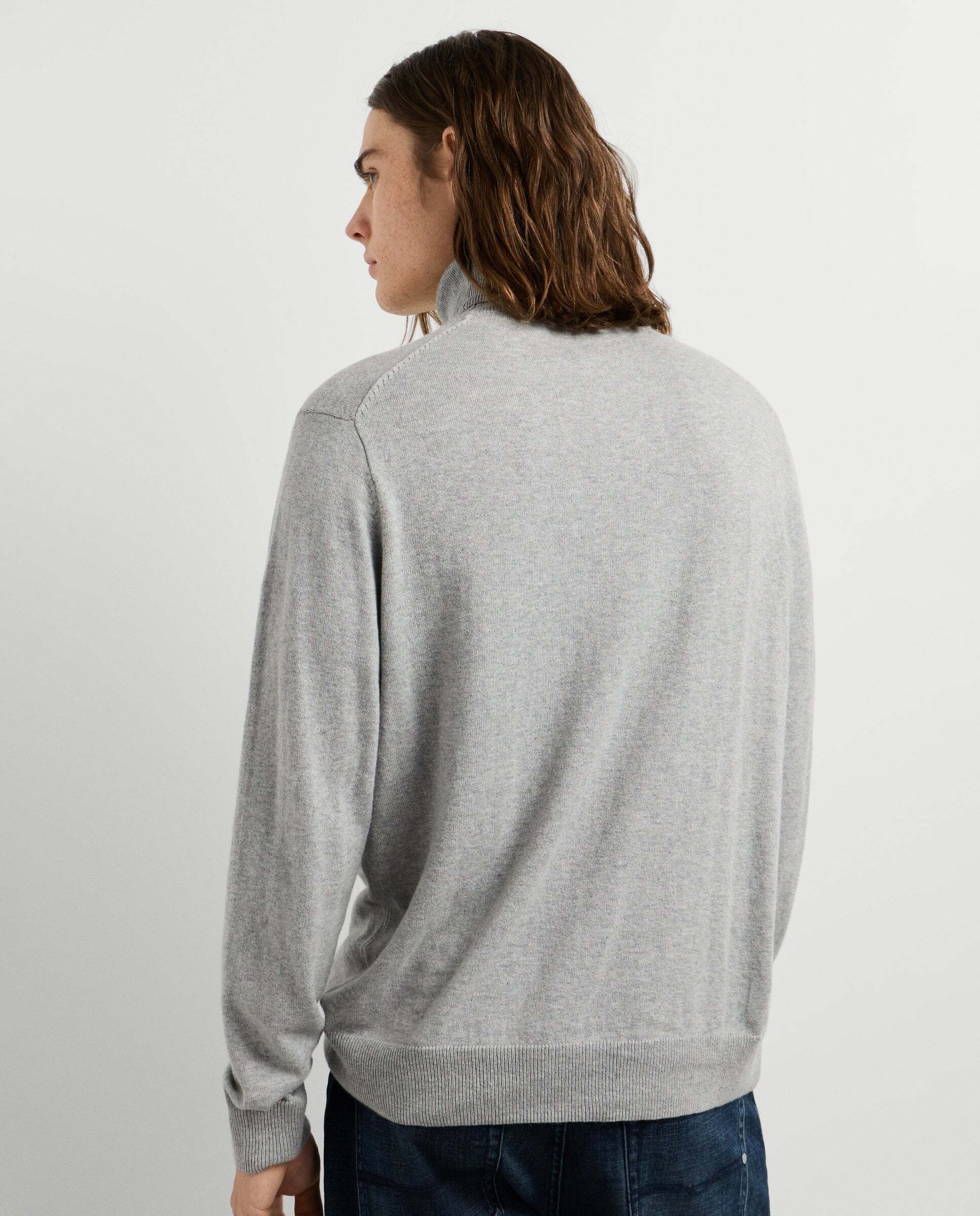 Imagen 3 de Jersey de hombre punto cuello alto fit regular - Pepe Jeans - Gris Gris