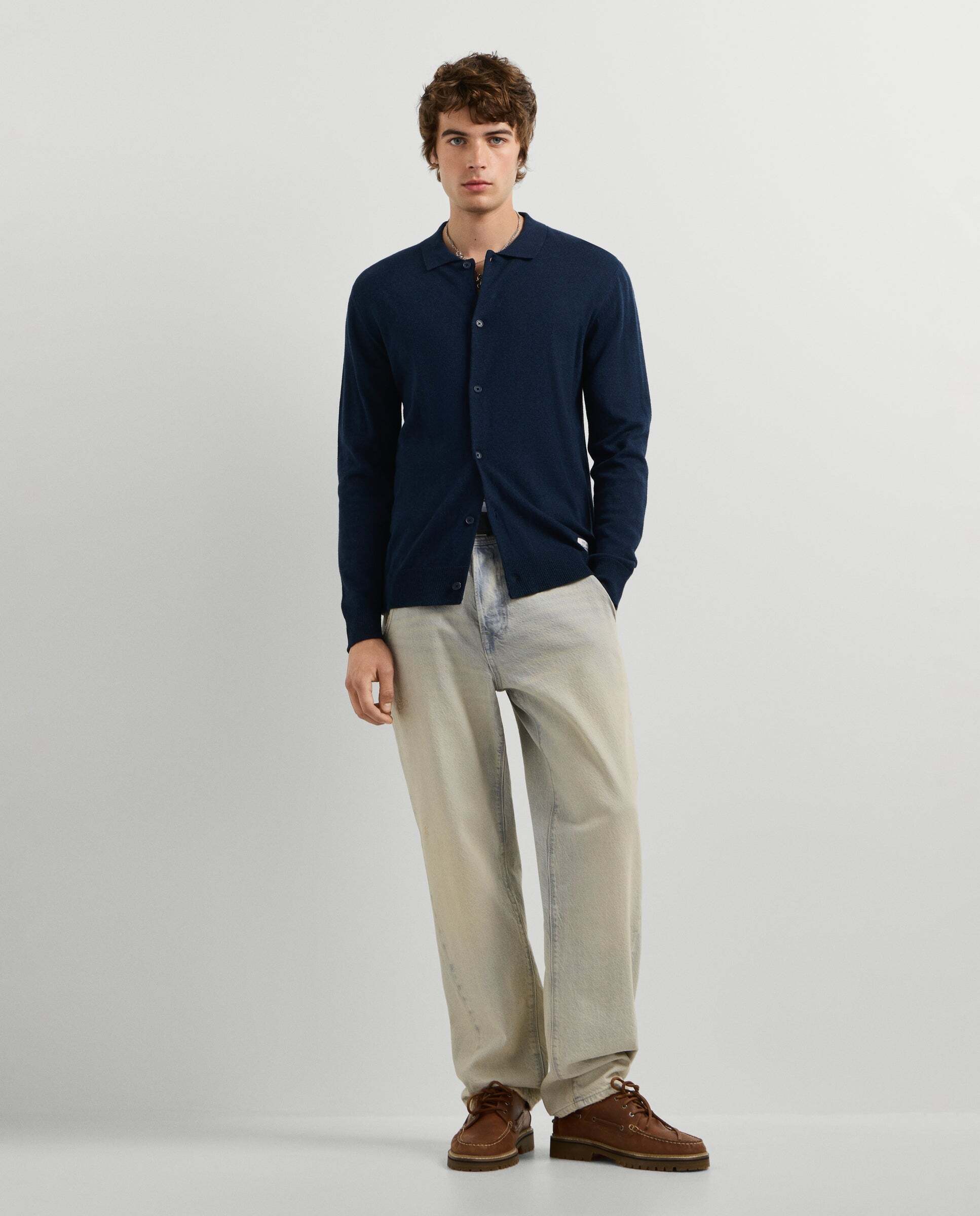 Cárdigan de hombre de punto fit regular - Pepe Jeans - Azul Azul-2