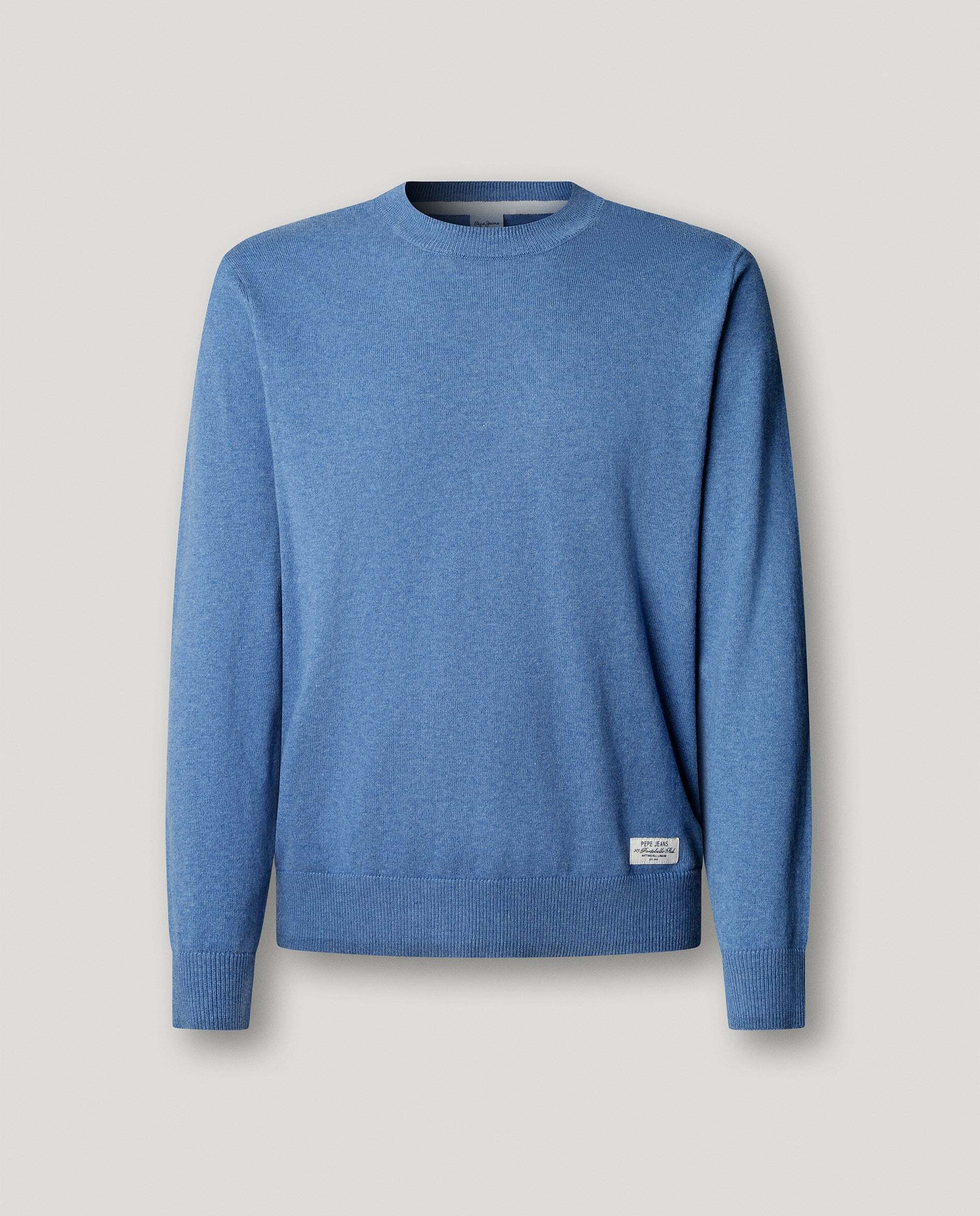 Jersey de hombre punto cuello redondo fit regular - Pepe Jeans - Azul Océano Azul Océano-6