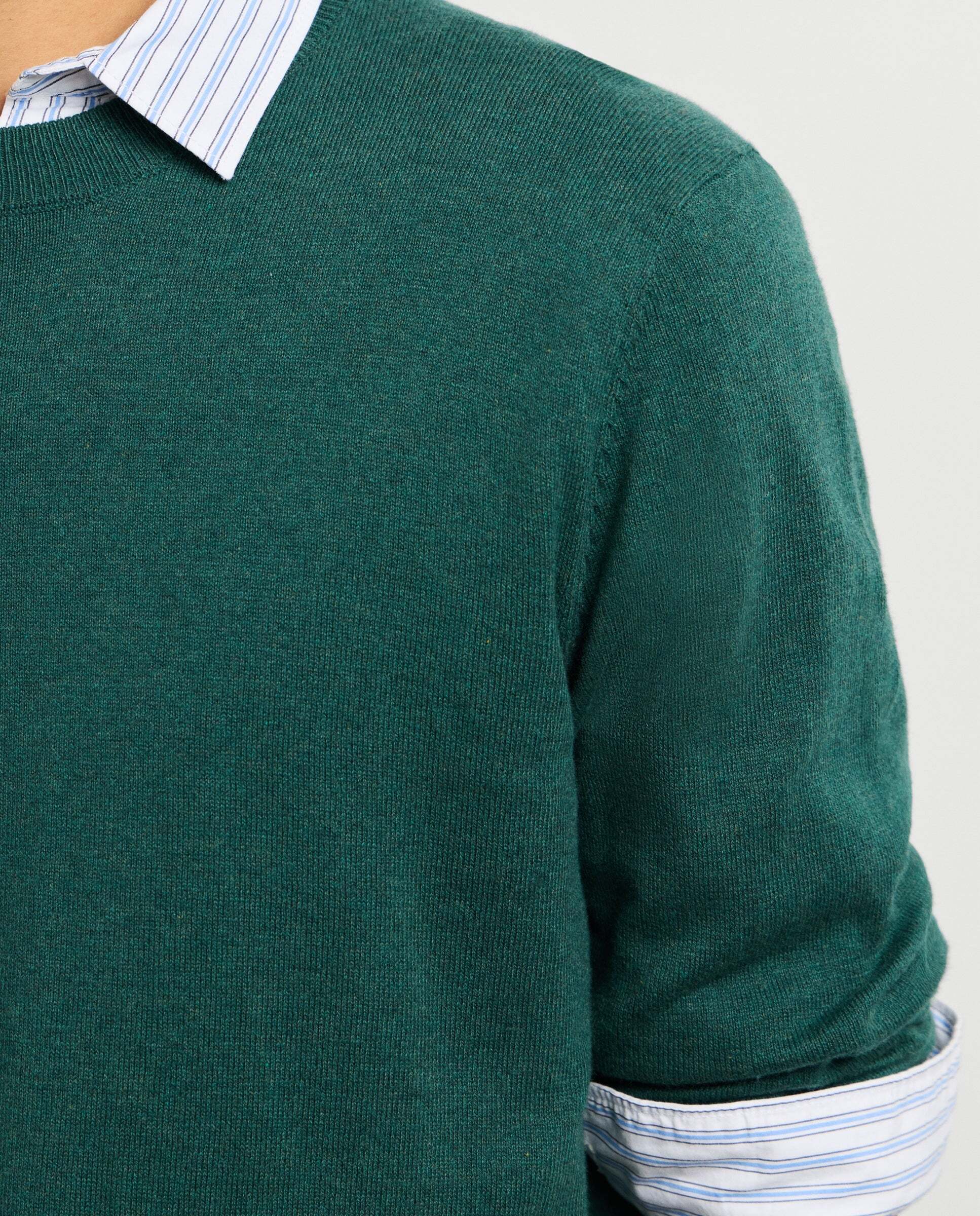 Jersey de hombre punto cuello redondo fit regular - Pepe Jeans - Verde Verde-4