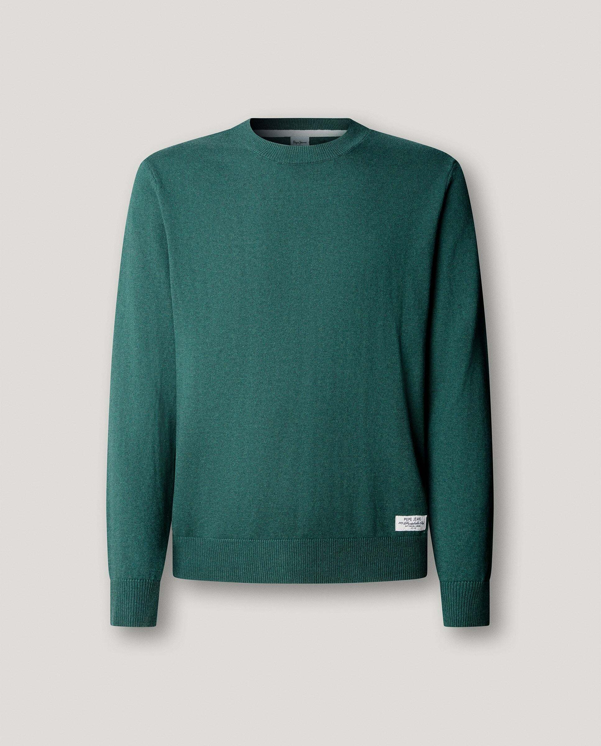 Jersey de hombre punto cuello redondo fit regular - Pepe Jeans - Verde Verde-6