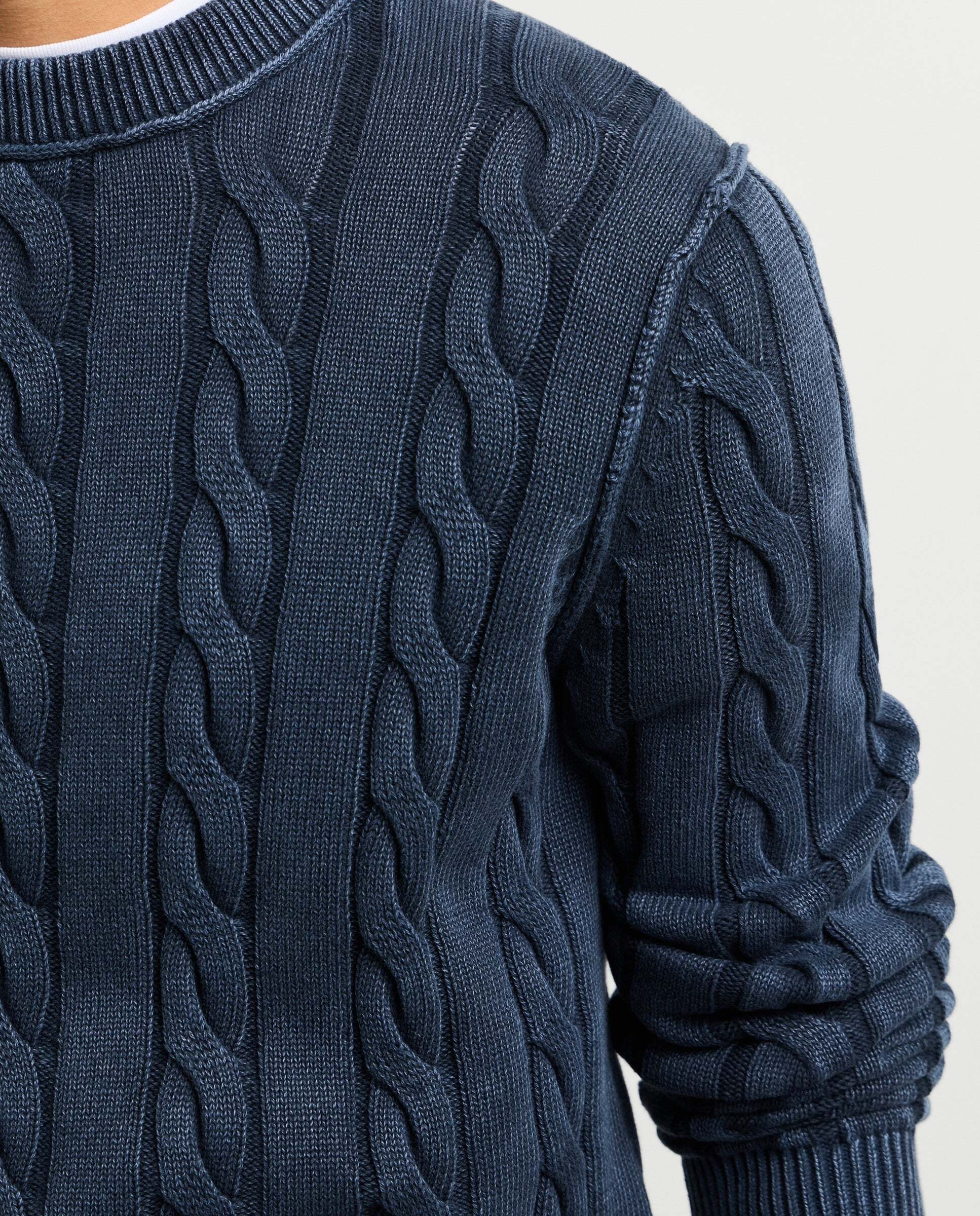 Jersey de hombre trenzado fit regular - Pepe Jeans - Azul Azul-5