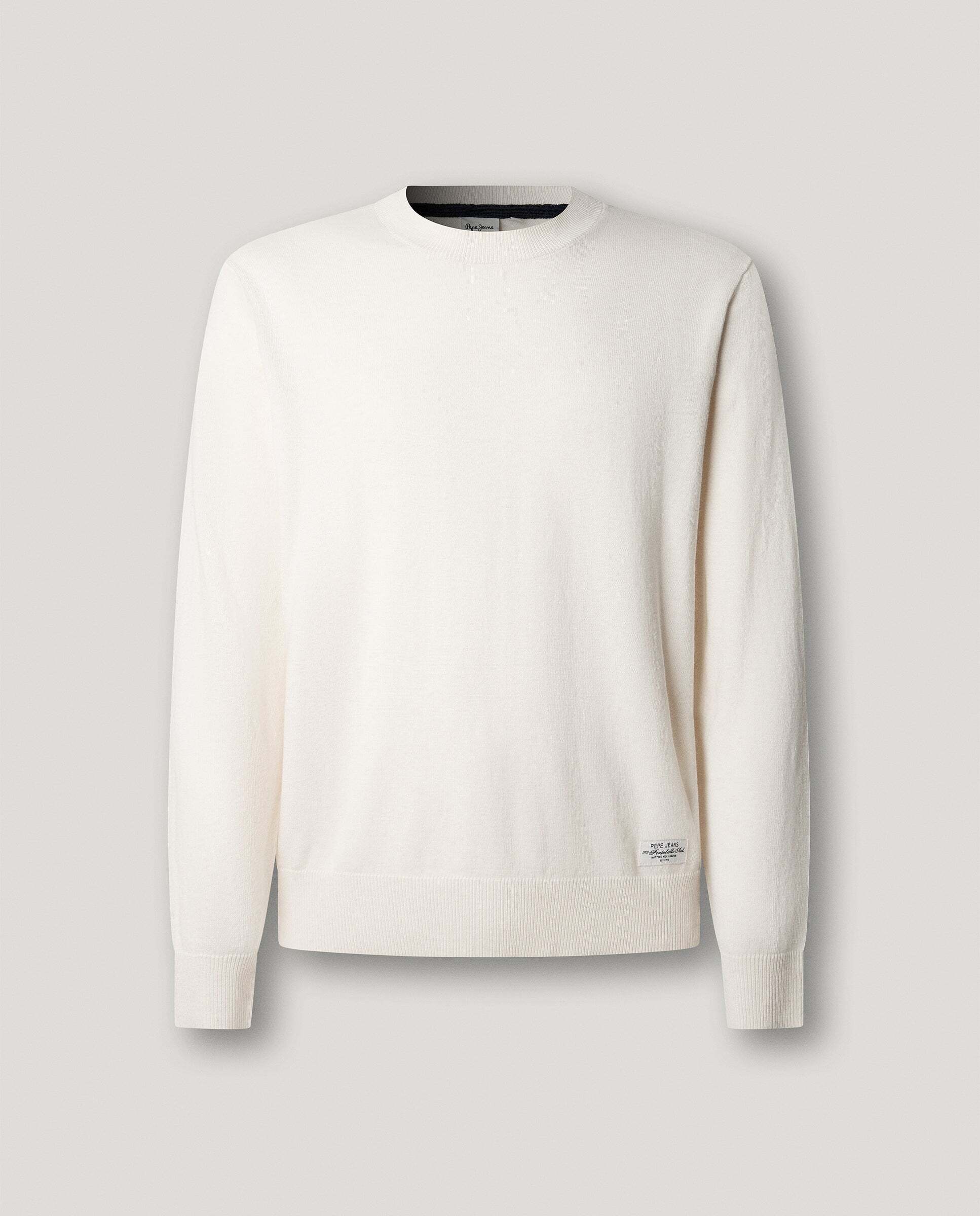 Jersey de hombre punto cuello redondo fit regular - Pepe Jeans - Blanco Blanco-6