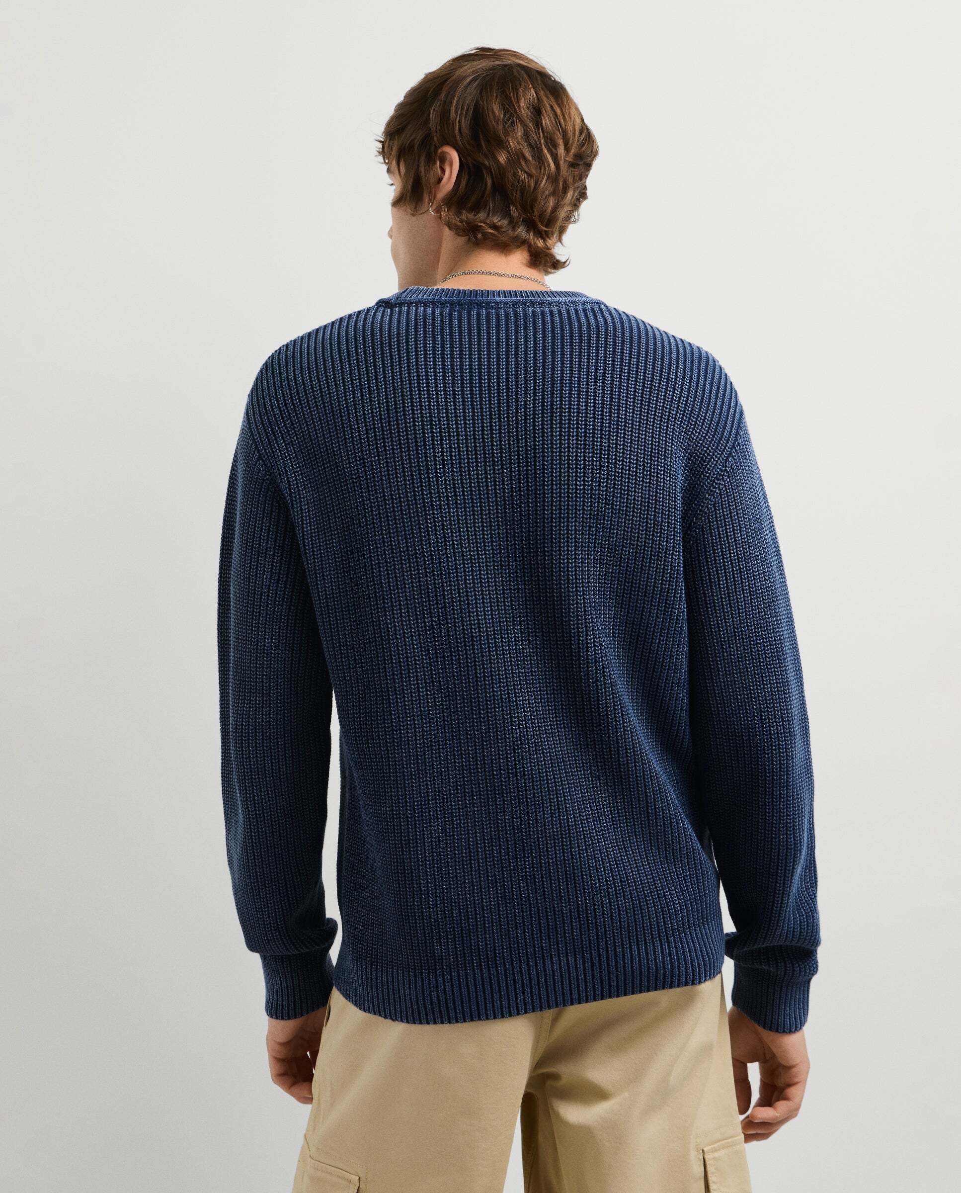 Jersey de hombre punto cuello redondo fit regular - Pepe Jeans - Azul Azul-3