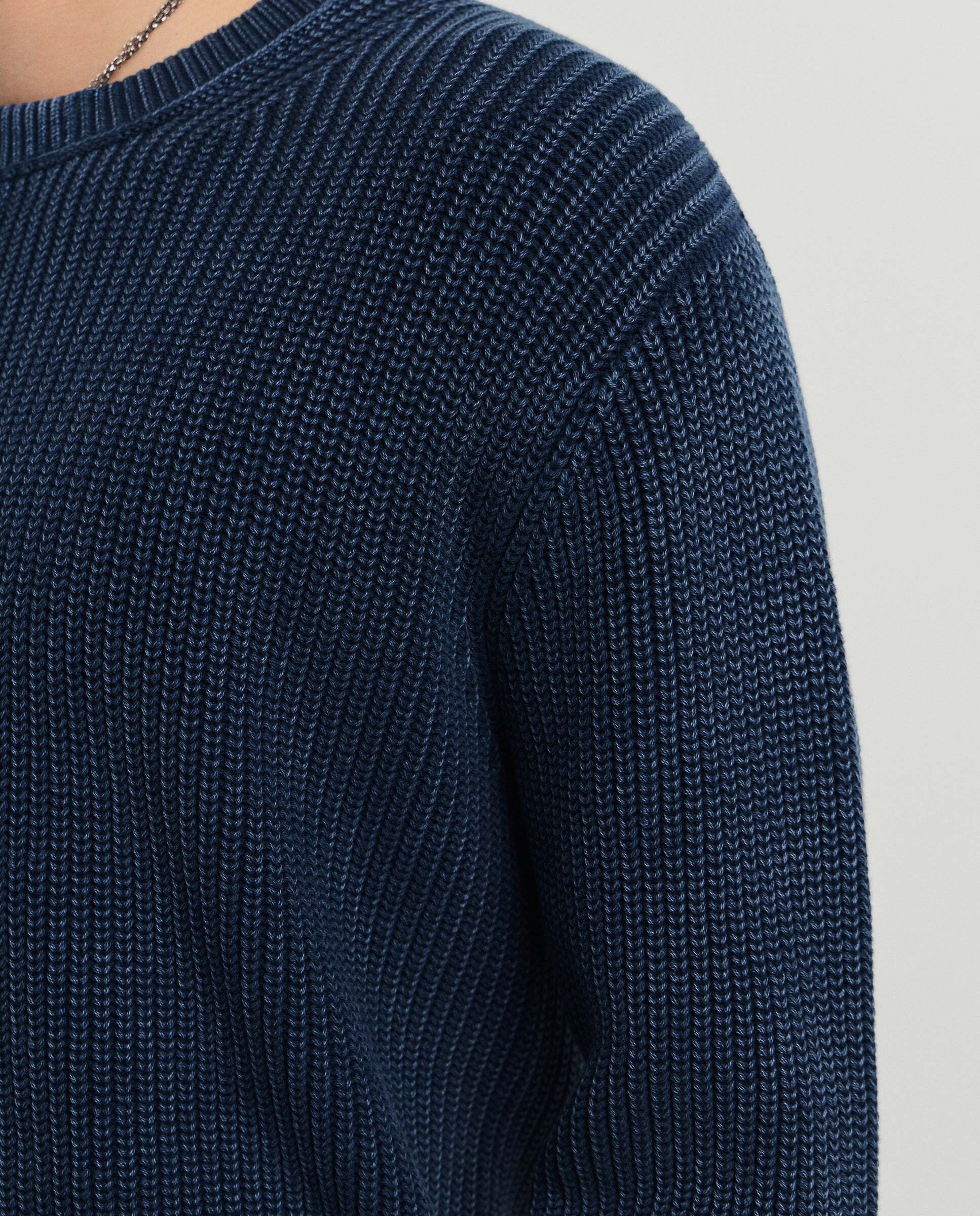 Jersey de hombre punto cuello redondo fit regular - Pepe Jeans - Azul Azul-4