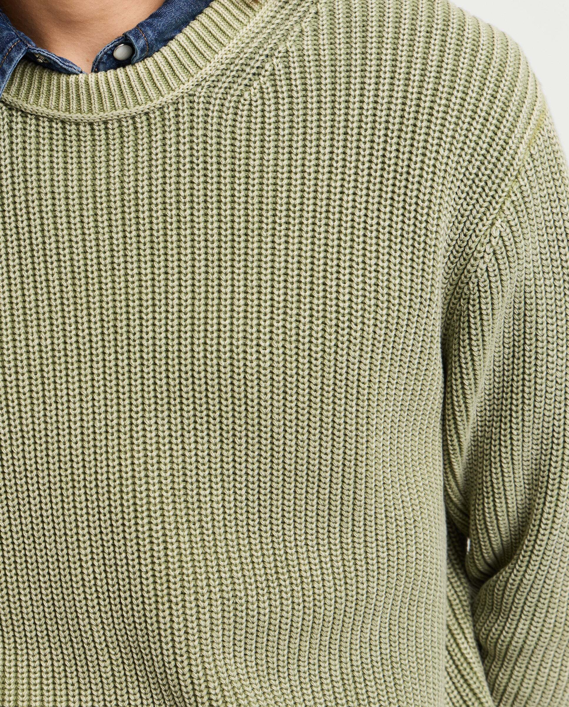 Jersey de hombre punto cuello redondo fit regular - Pepe Jeans - Verde militar Verde militar-4