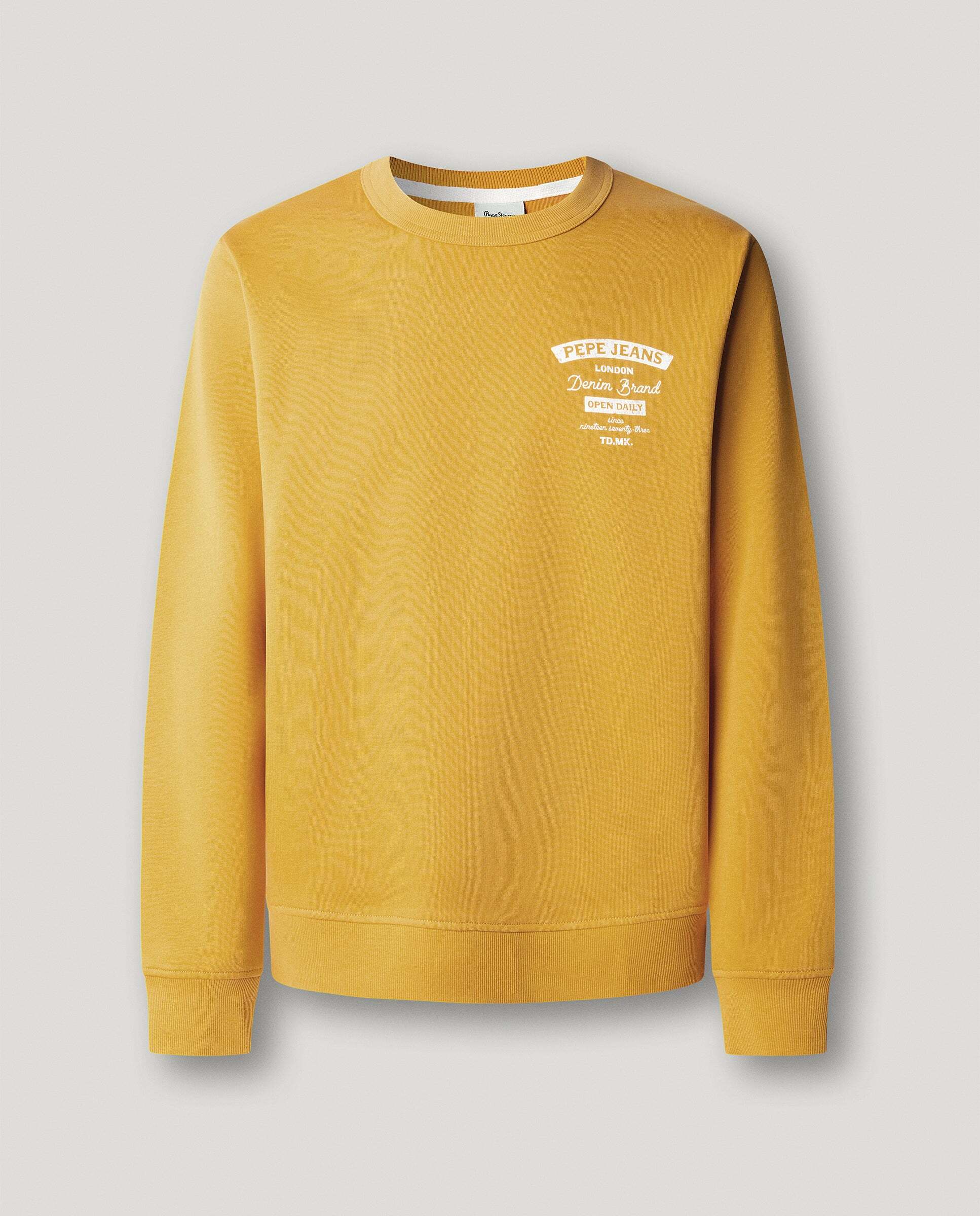Sudadera de hombre cuello redondo fit regular - Pepe Jeans - Amarillo Amarillo-6