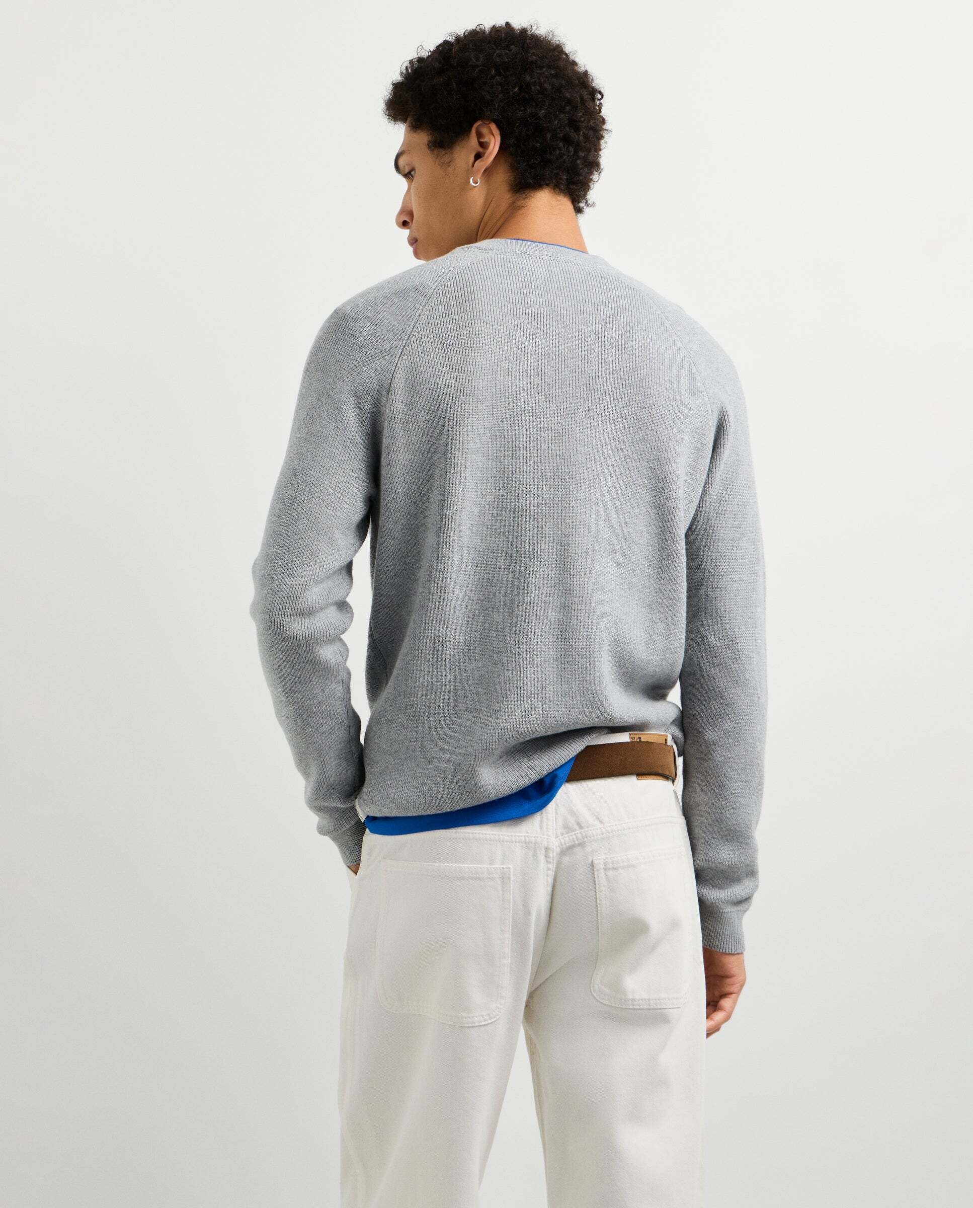 Jersey de hombre cuello redondo con lana - Pepe Jeans - Gris Gris-3