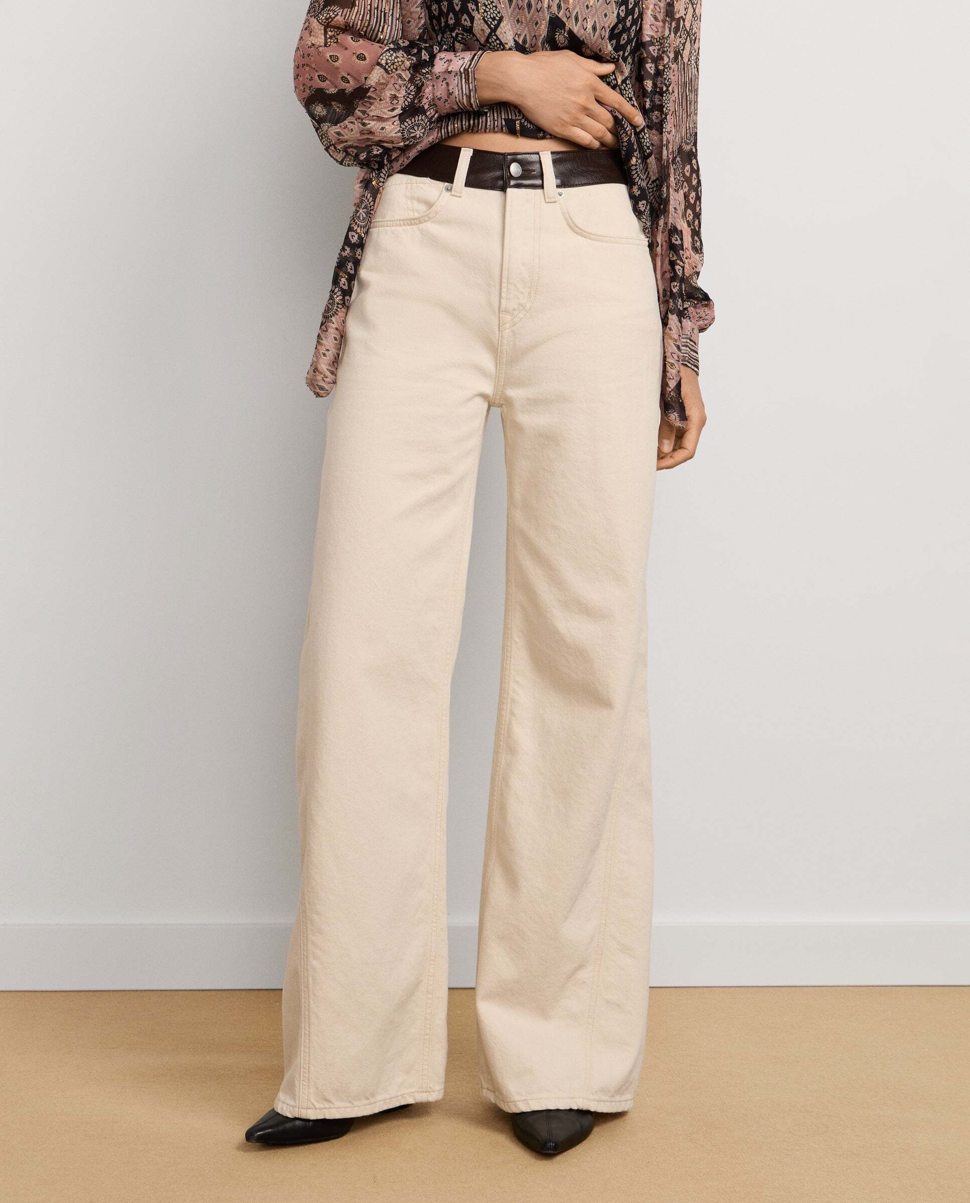 Vaquero de mujer fit flare tiro alto - Pepe Jeans - Azul marino Azul marino-2