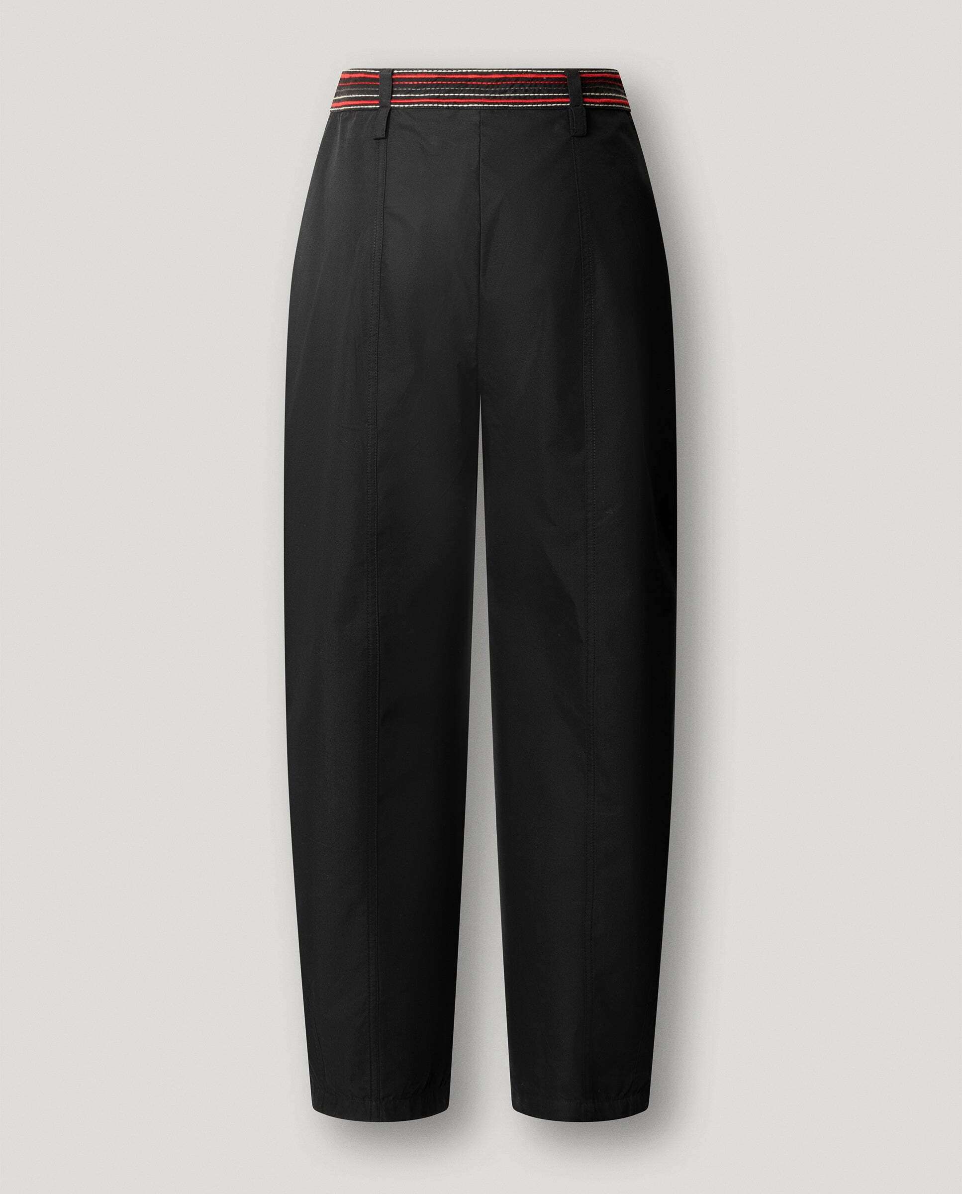 Pantalón de mujer ancho con detalles bordados - Pepe Jeans - Negro Negro-6