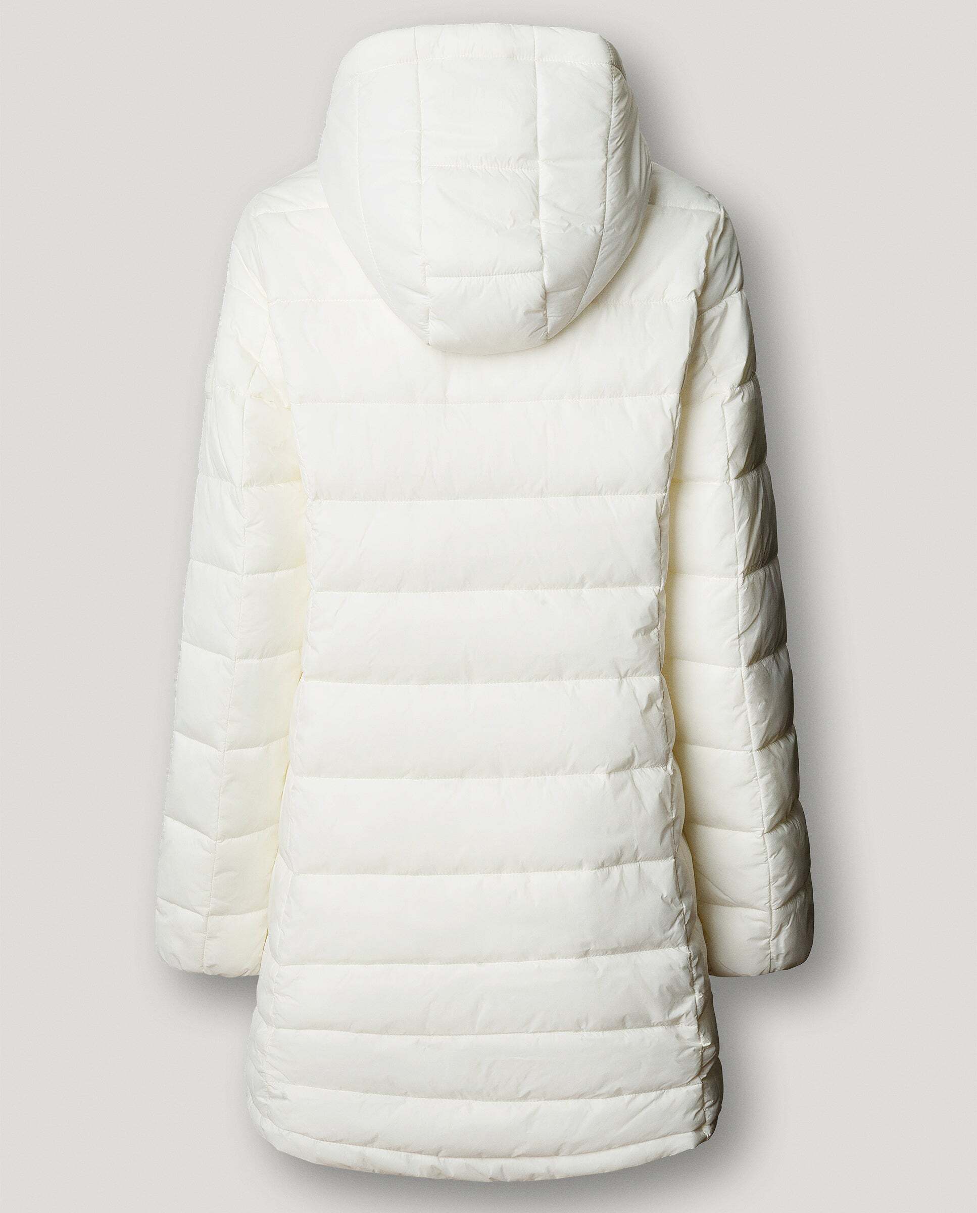 Plumífero de mujer largo con capucha - Pepe Jeans - Blanco Blanco-7