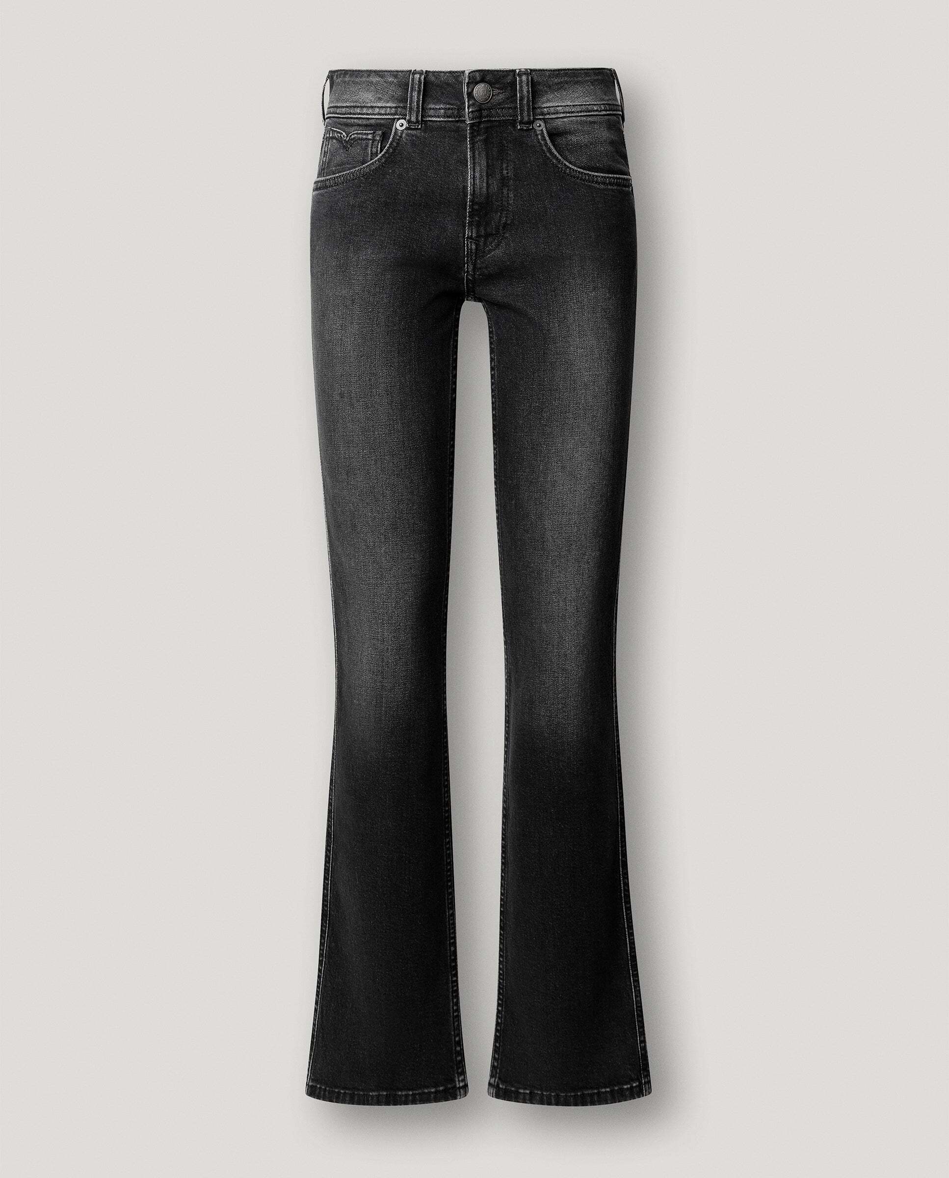 Vaquero de mujer fit bootcut y tiro medio - Pepe Jeans - Negro Negro-6