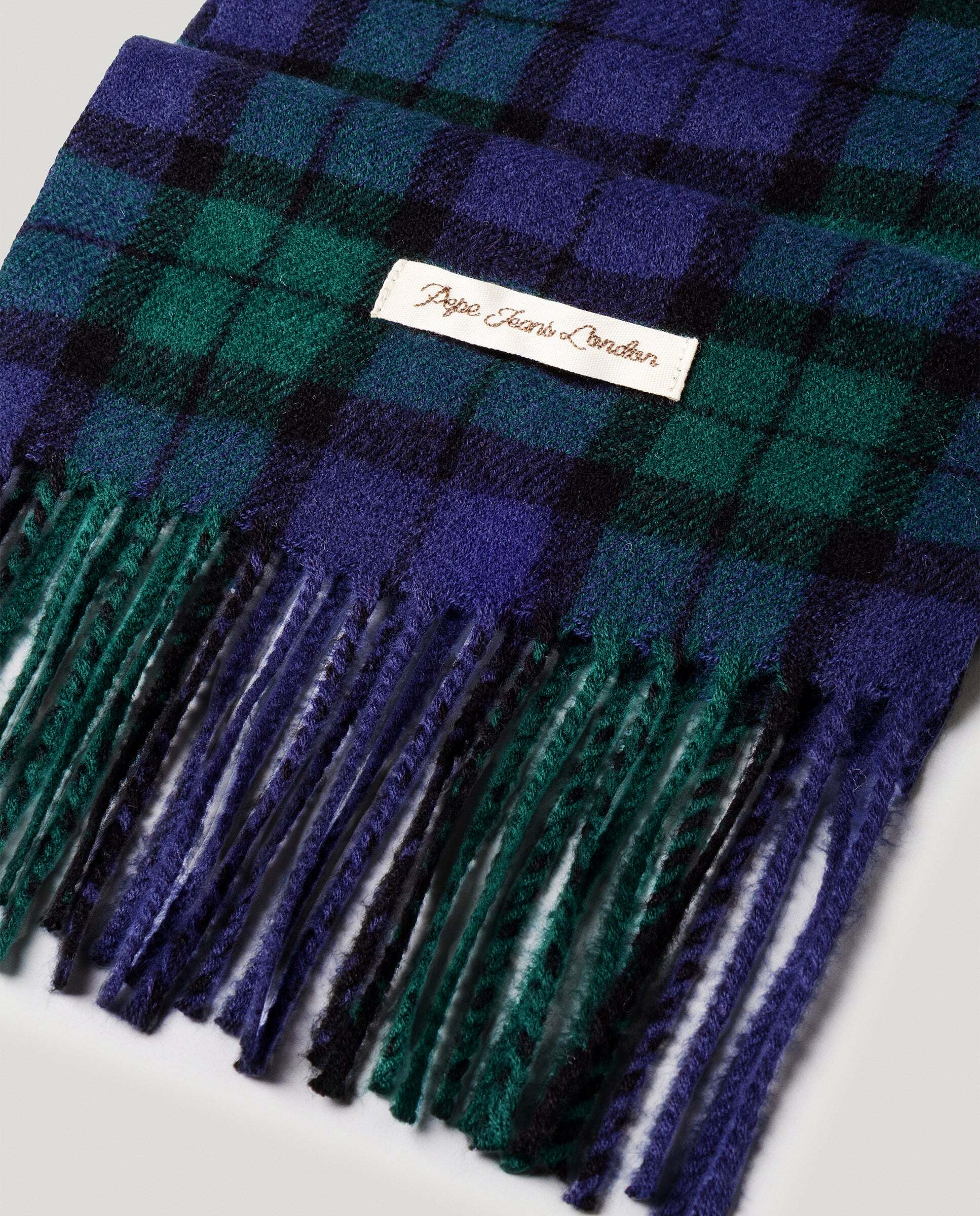 Bufanda de hombre estampado cuadros - Pepe Jeans - Azul Azul-2