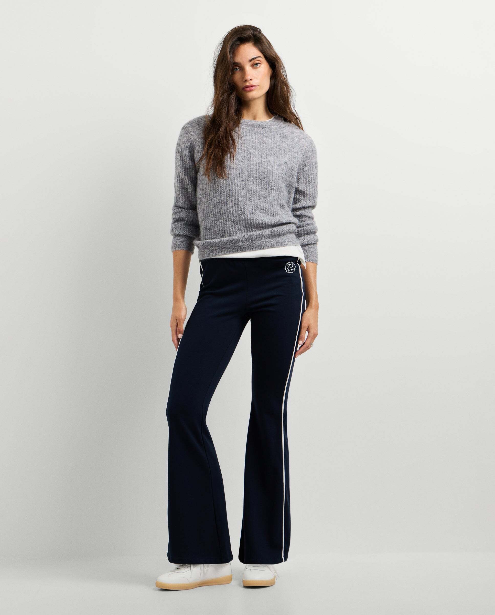 Jersey de mujer punto cuello redondo - Pepe Jeans - Gris Gris-2