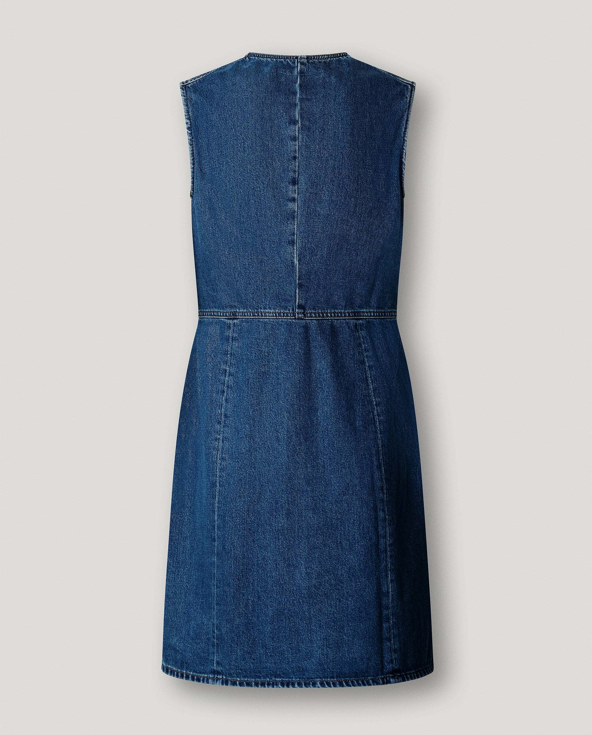Vestido de mujer corto denim fit slim - Pepe Jeans - Azul Azul-5