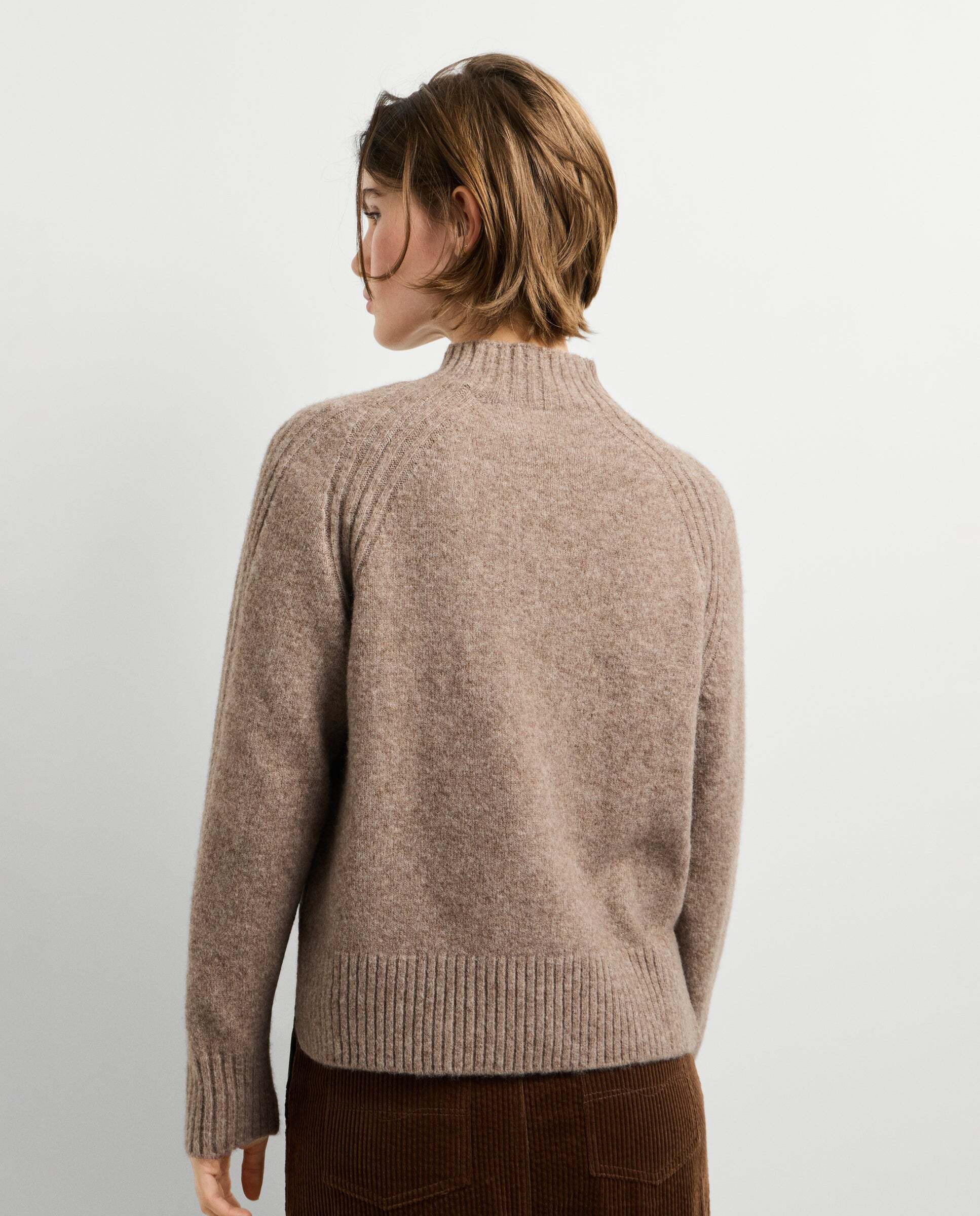Jersey de mujer punto cuello alto - Pepe Jeans - Natural Natural-3