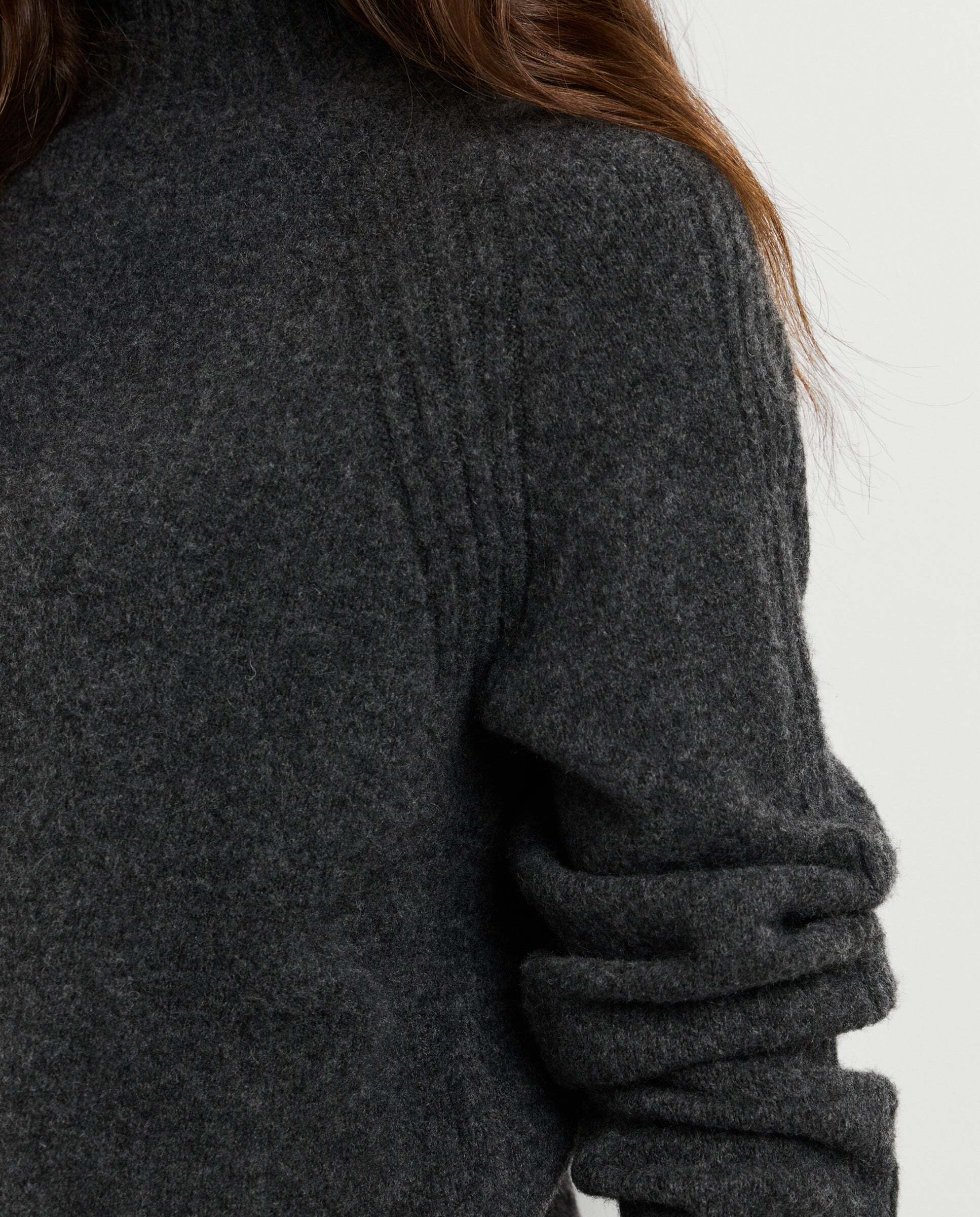 Jersey de mujer punto cuello alto - Pepe Jeans - Gris Gris-4