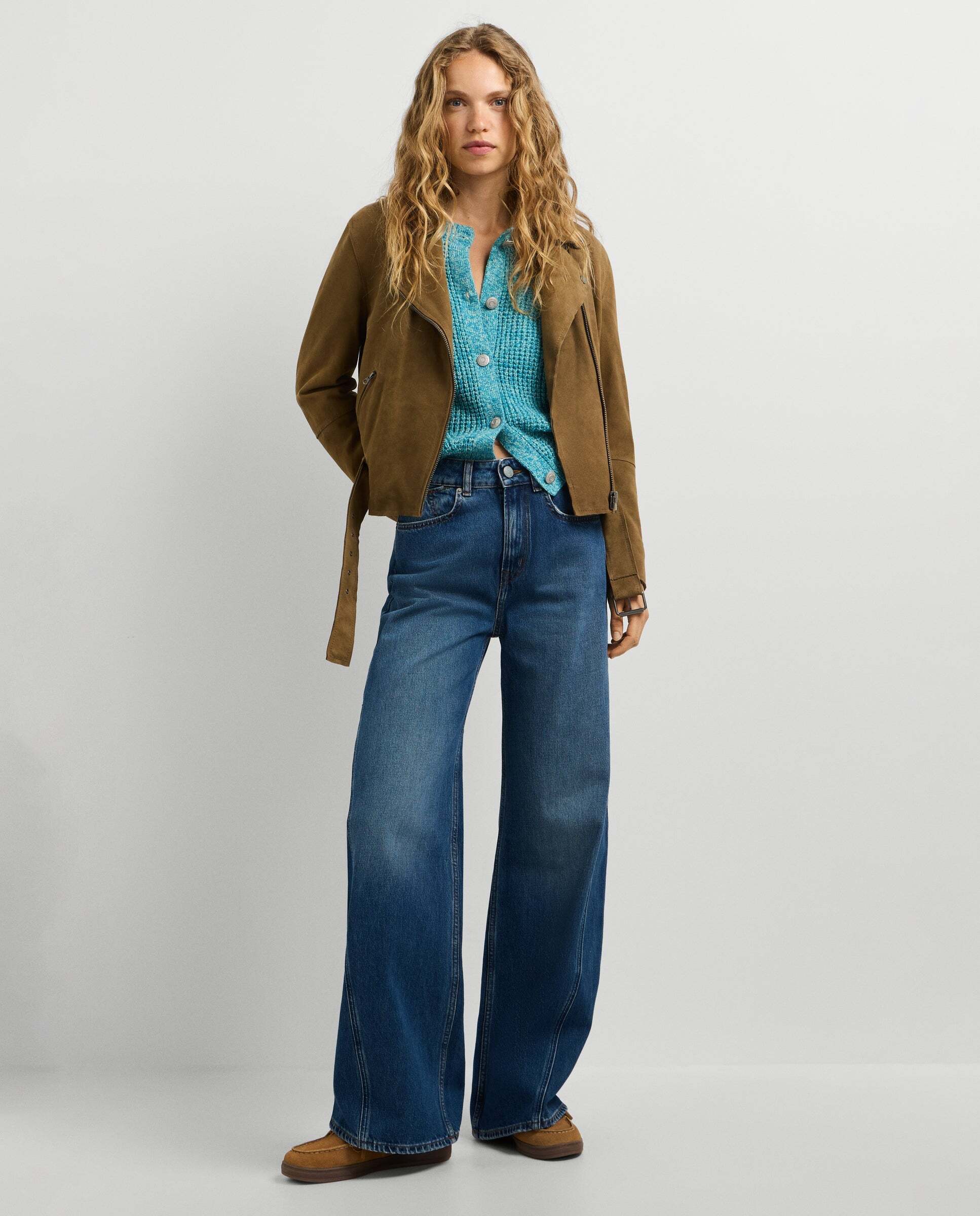 Vaquero de mujer fit flare tiro alto - Pepe Jeans - Azul Azul-2