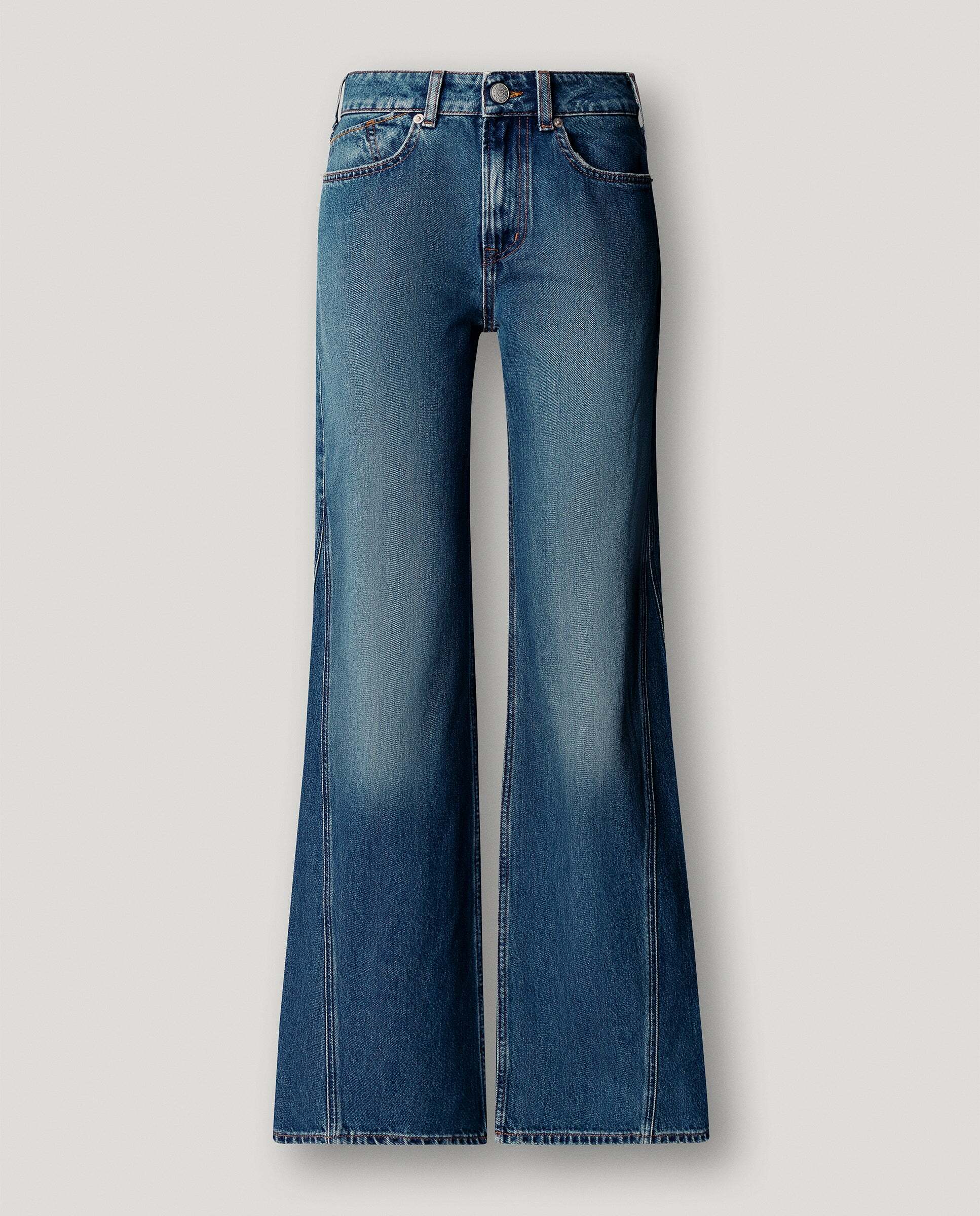 Vaquero de mujer fit flare tiro alto - Pepe Jeans - Azul Azul-6