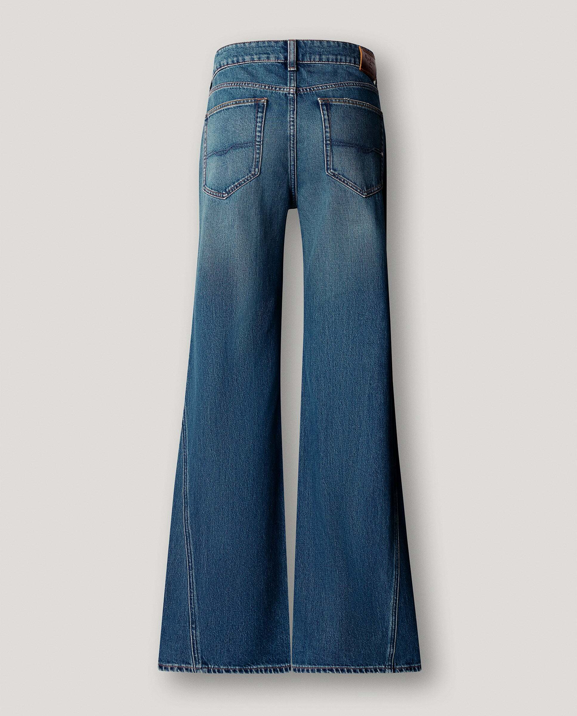 Vaquero de mujer fit flare tiro alto - Pepe Jeans - Azul Azul-5