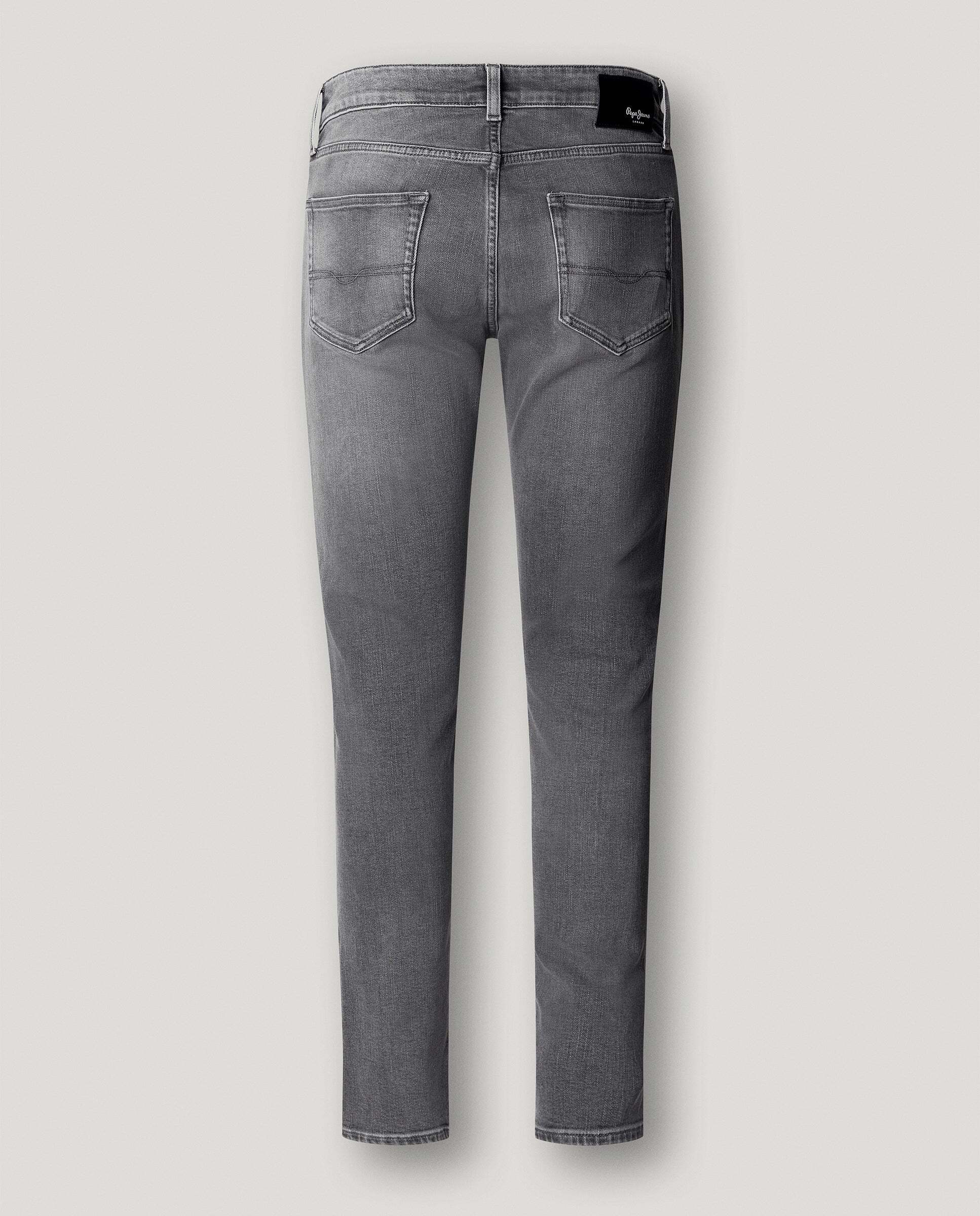 Imagen 5 de Vaquero de hombre fit skinny tiro regular - Pepe Jeans - Gris Gris
